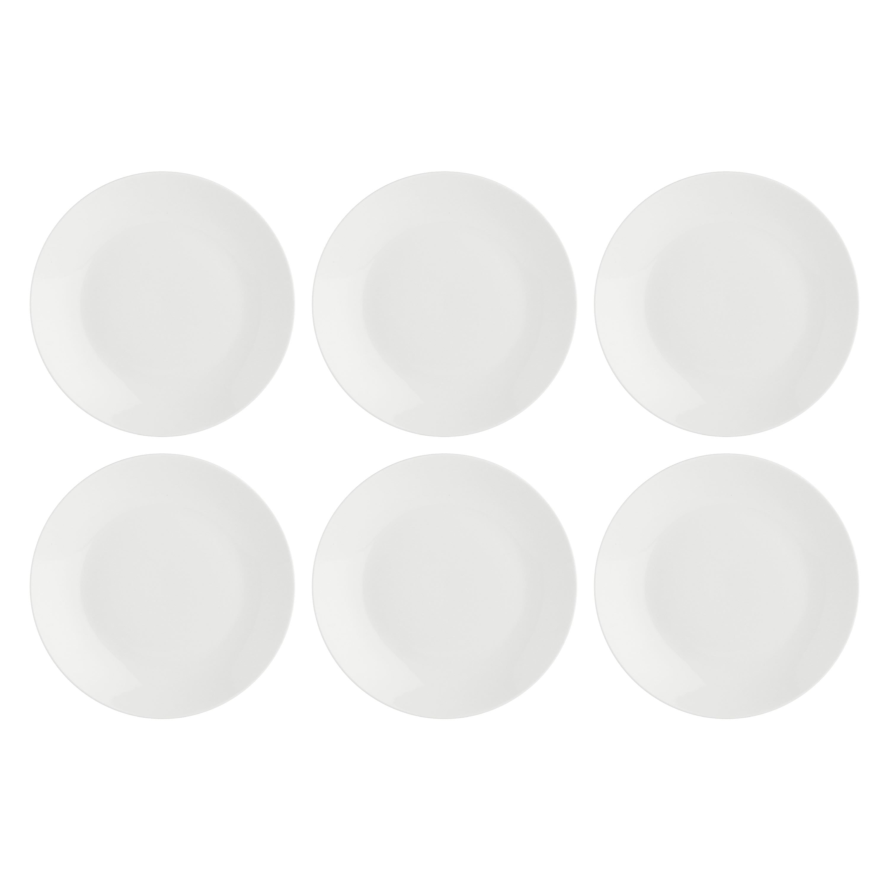 Set da 6, Piatto Frutta Coup, Essenziale - Bone China, Ø20 cm