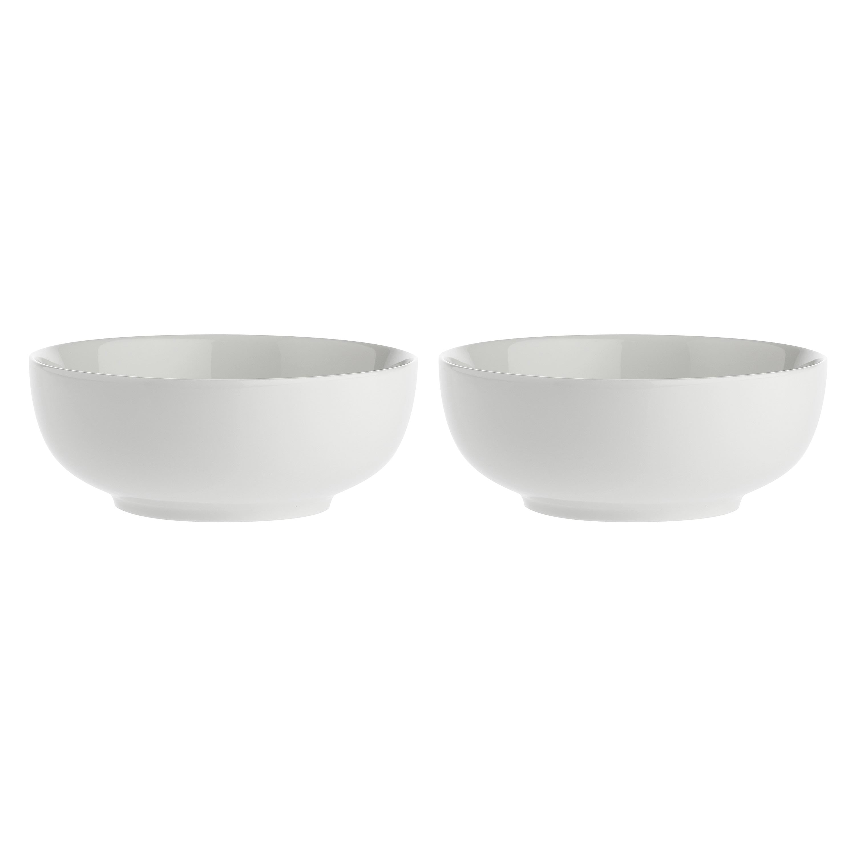 Set da 2, Insalatiera, Essenziale - Bone China, Ø21 cm