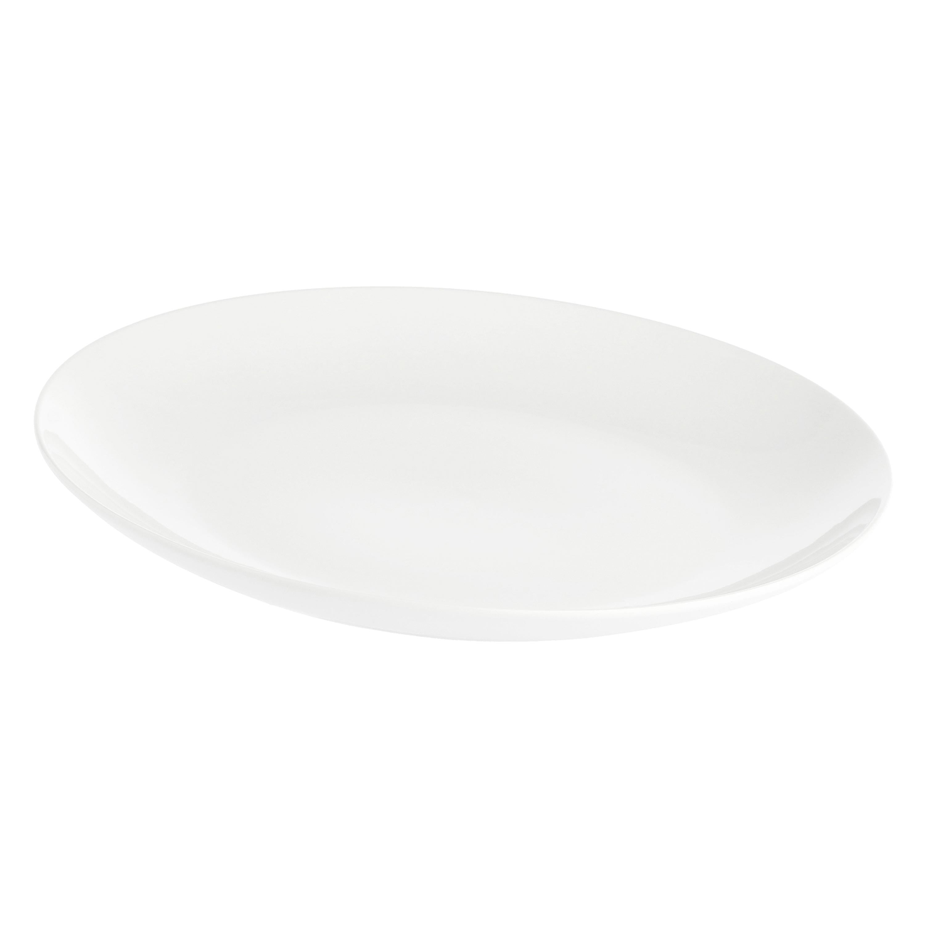 Set da 2, Vassoio Rotondo Coup, Essenziale - Bone China, Ø30 cm