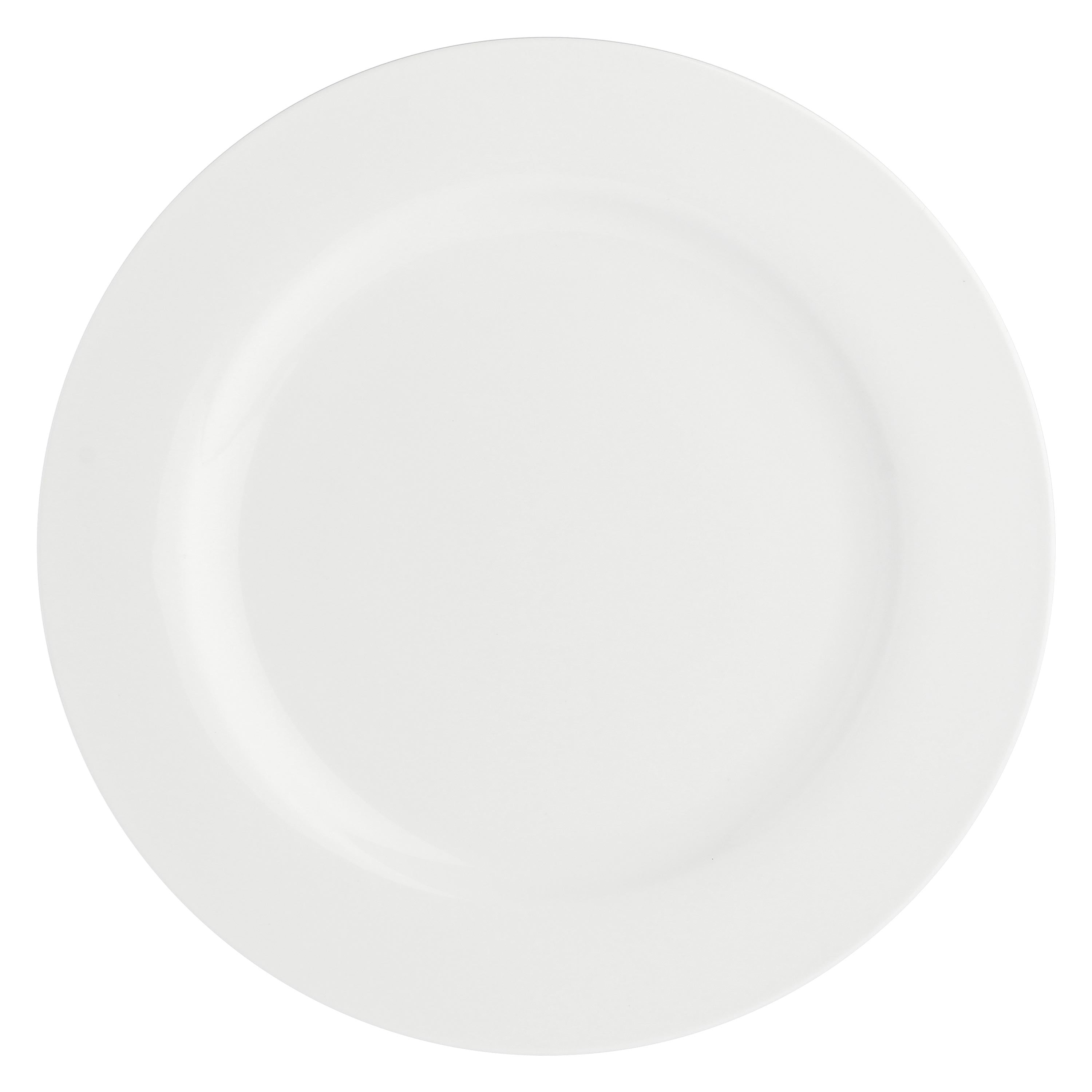 Set da 2, Vassoio Rotondo Falda, Essenziale - Bone China, Ø30 cm