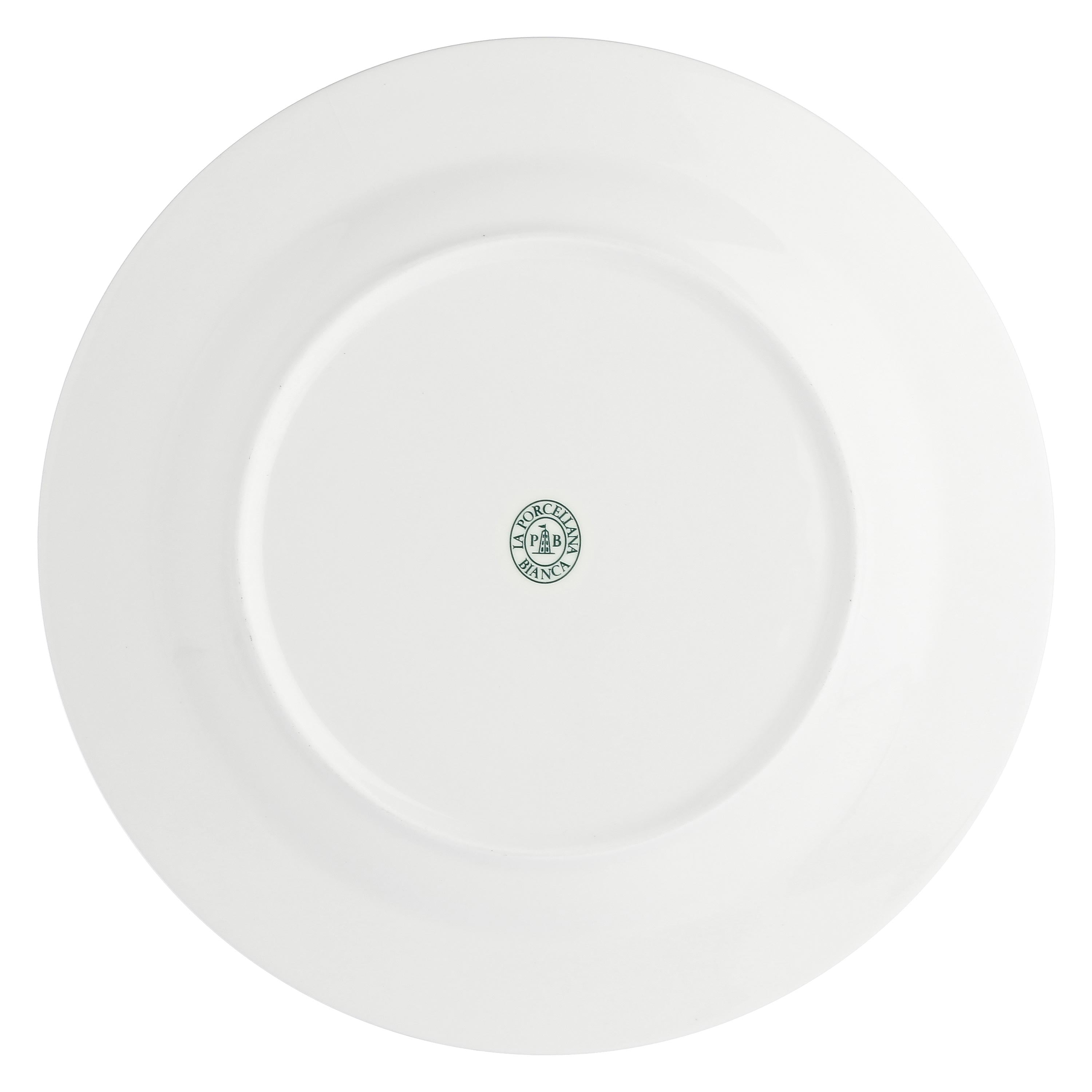 Set da 2, Vassoio Rotondo Falda, Essenziale - Bone China, Ø30 cm