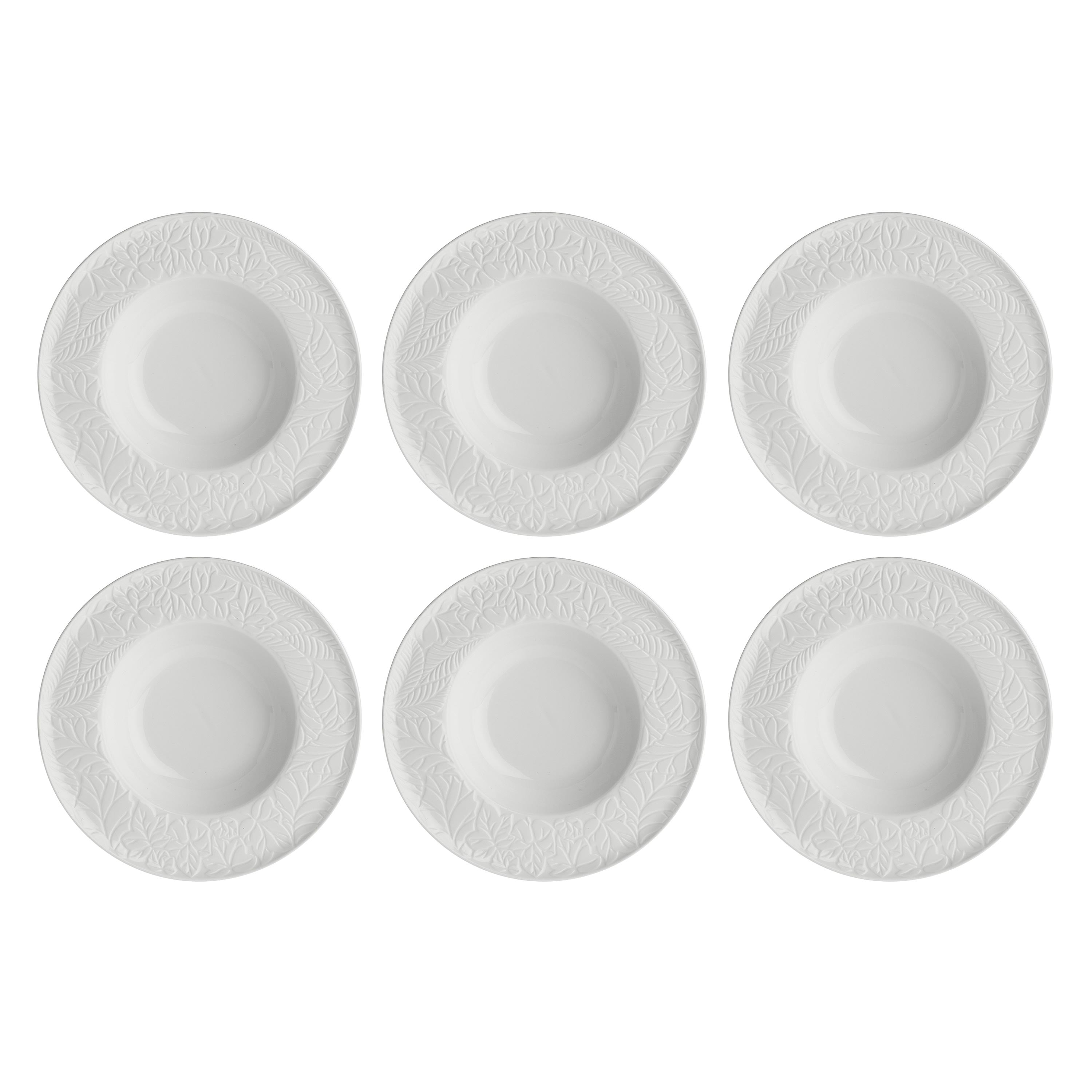 Set da 6, Piatto Fondo, Bosco - Porcellana, Ø23 cm