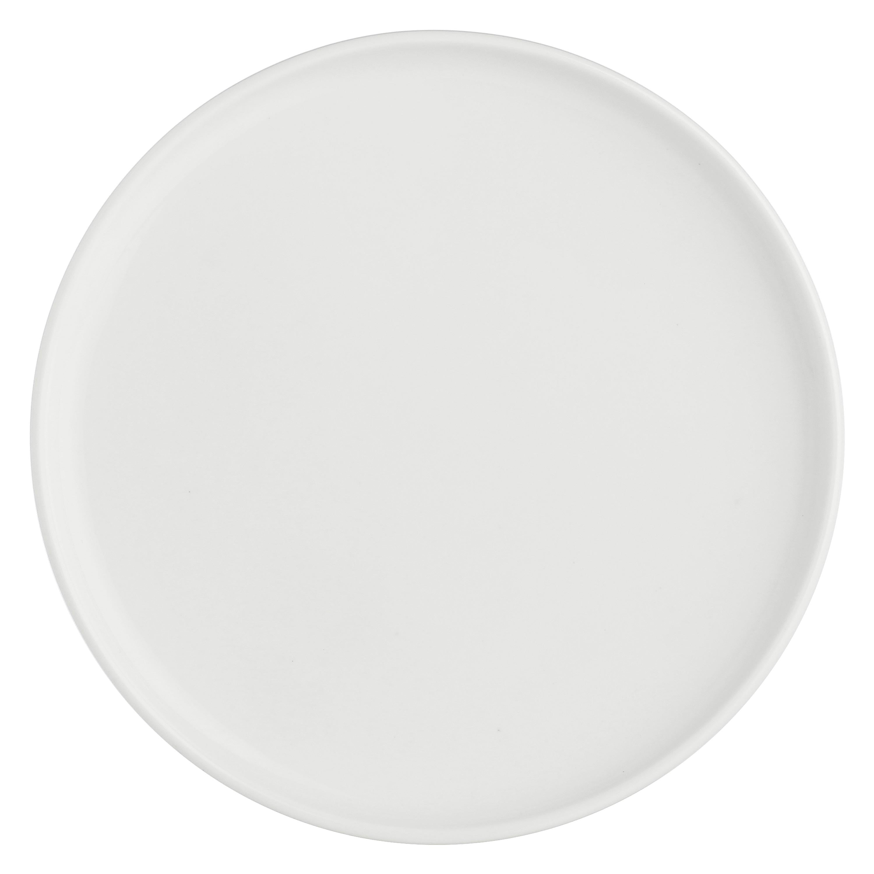 Set da 6, Gourmet Piatto Teso, Essenziale - Bone China, Ø17 cm