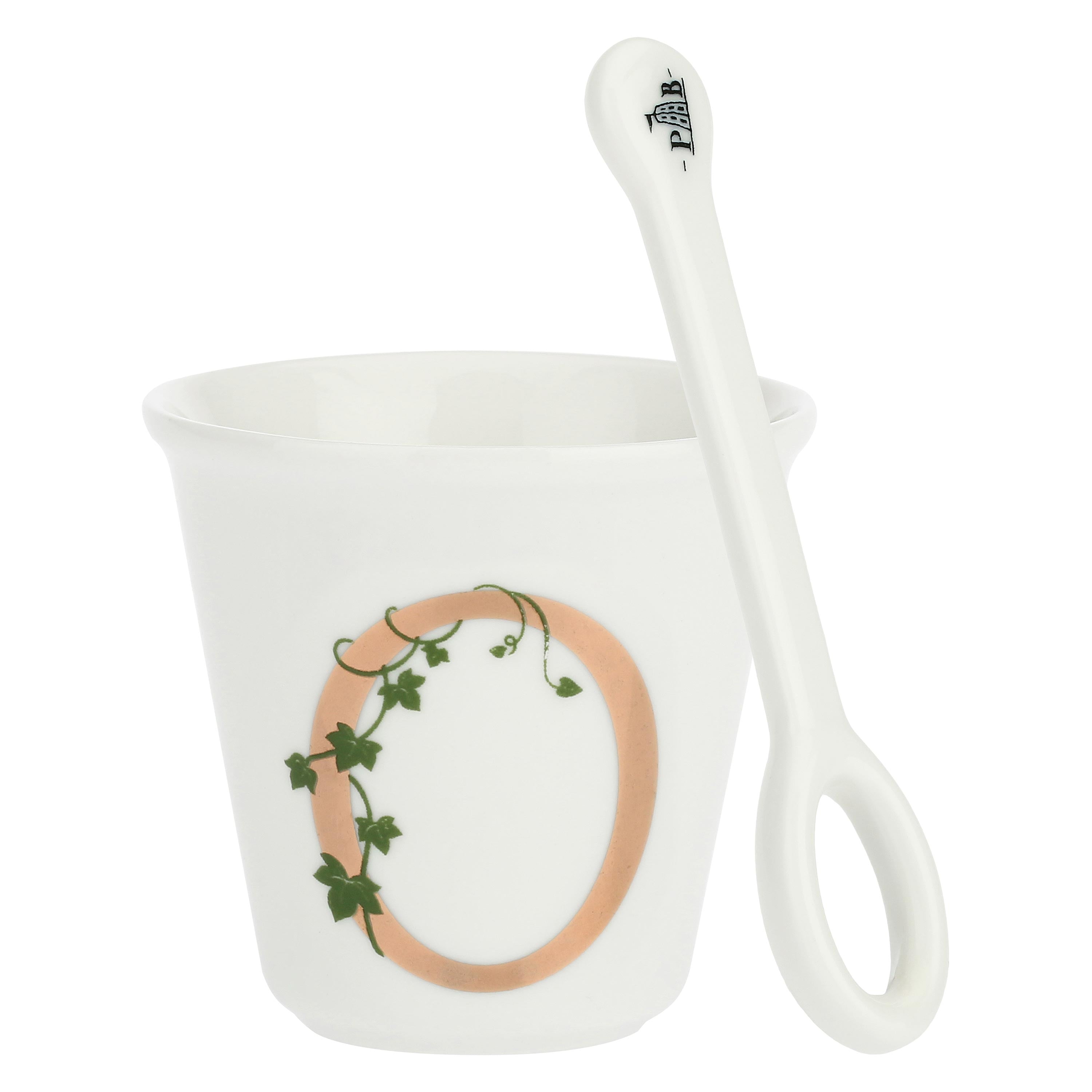 Bicchierino O C/Cucchiaino, Unico - Porcellana, 75 cc