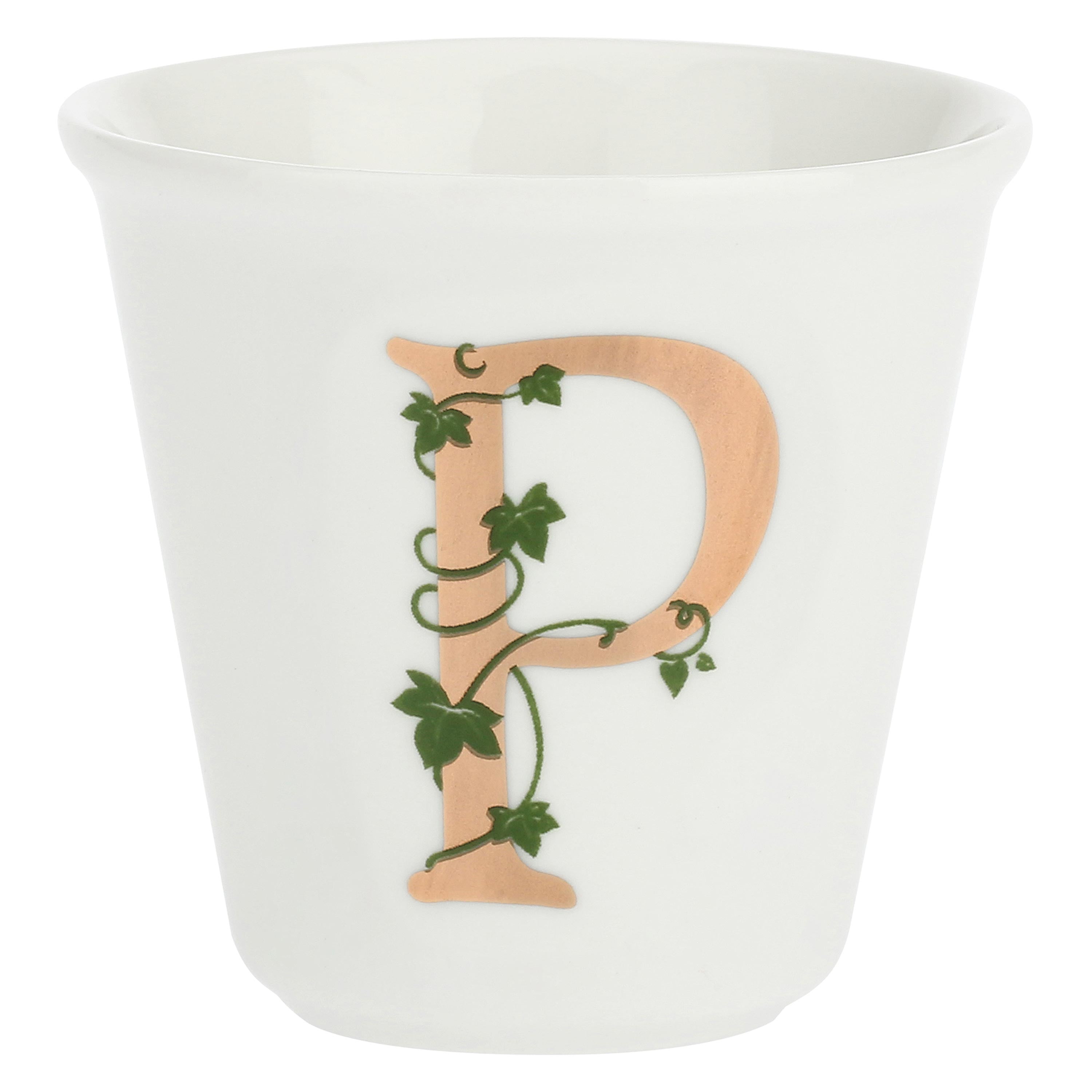 Bicchierino P C/Cucchiaino, Unico - Porcellana, 75 cc