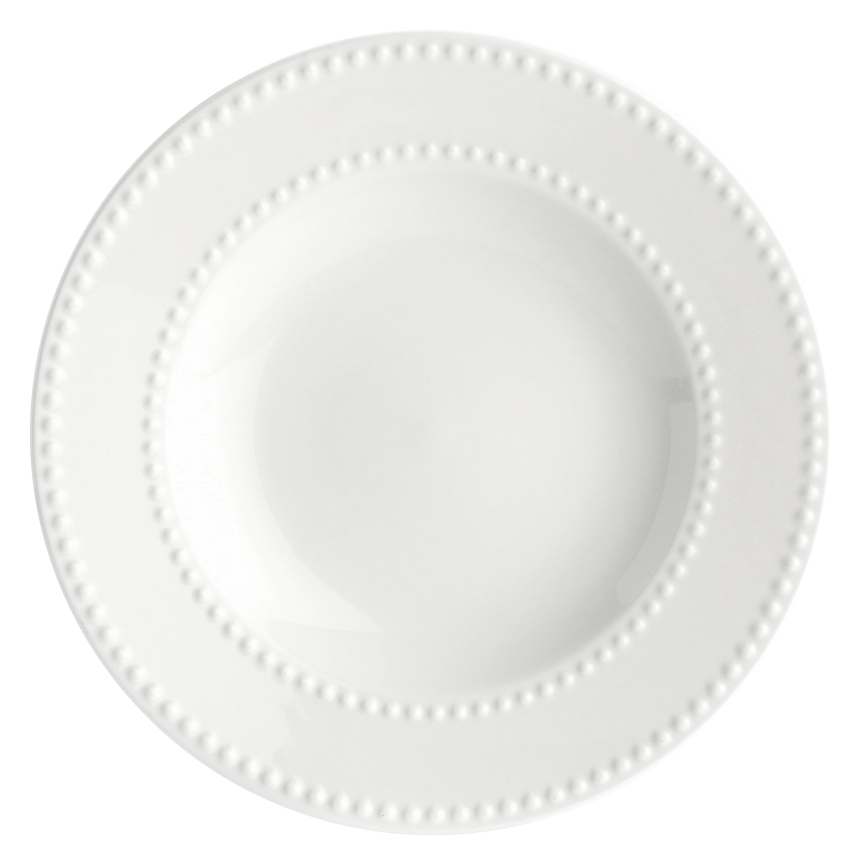 Set 18 pezzi Tavola, Collina - New Bone China, Piatto Piano Ø27 cm; Piatto Fondo Ø22 cm; Piatto Frutta Ø20 cm
