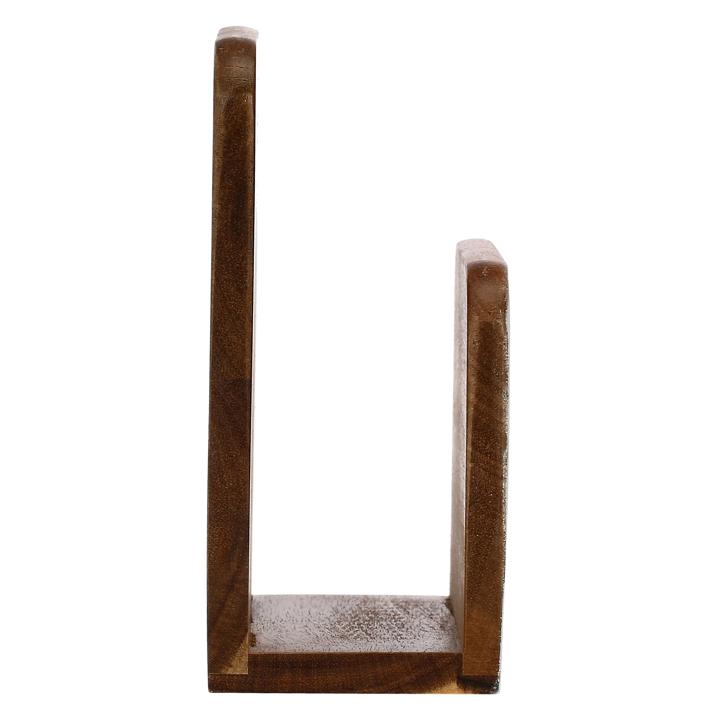 Porta Tovaglioli Legno Smaltato, Libeccio - Legno Smaltato, 15,2x6,5x15,2 cm