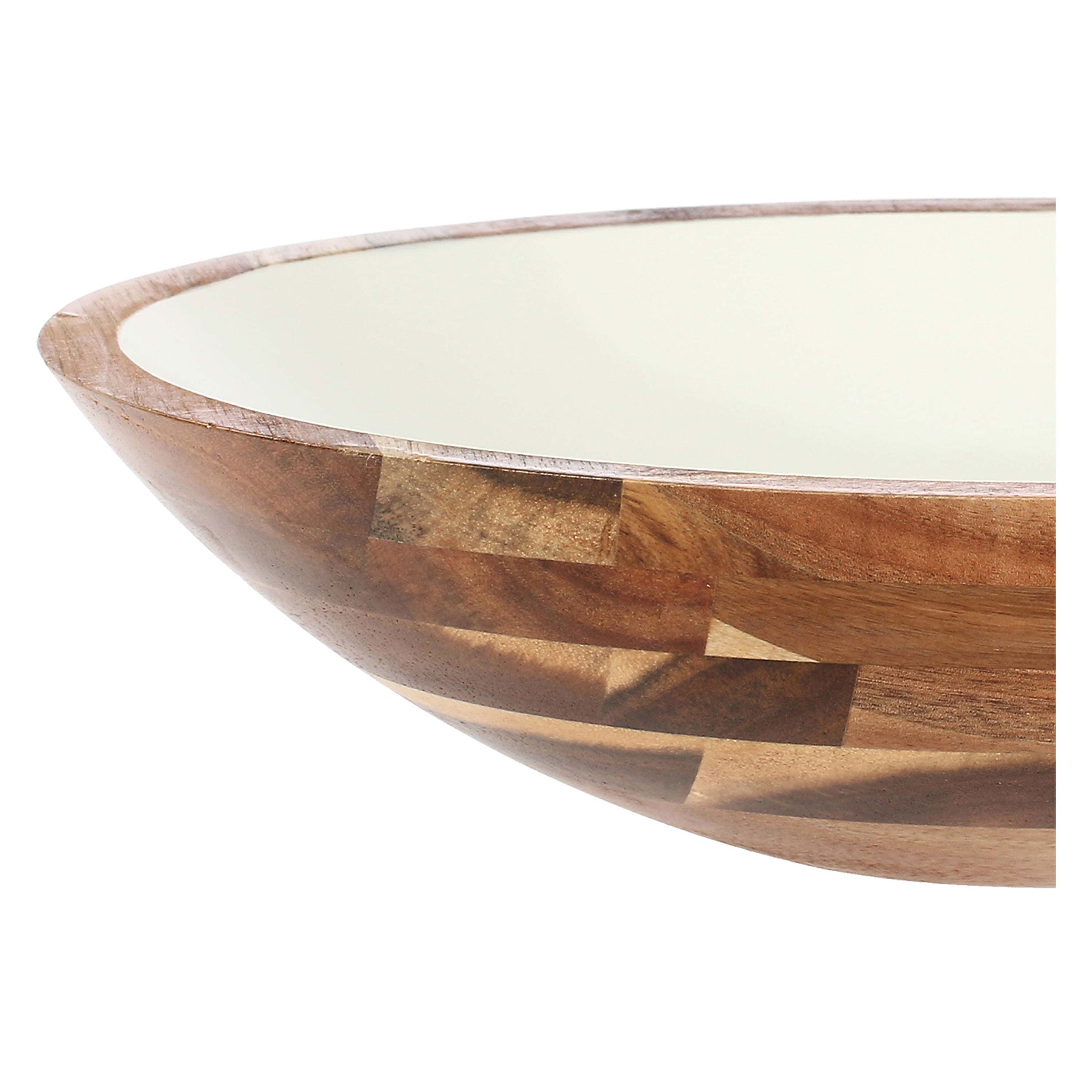 Ciotola Maxi, Libeccio - Legno Smaltato, 25,4x25,4x7,2 cm
