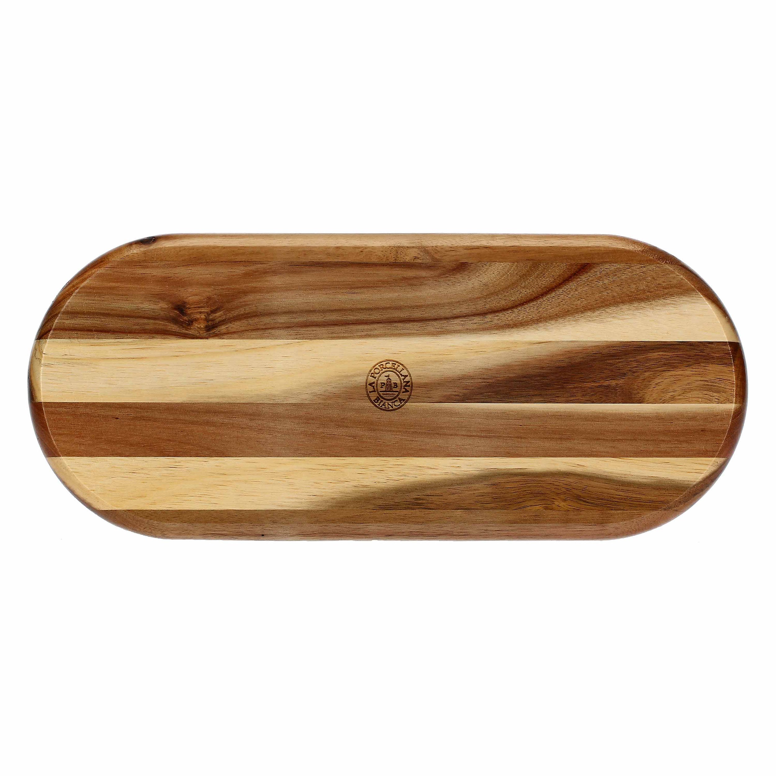 Vassoio Ovale, Libeccio - Legno Smaltato, 35,6x15,2x1,9 cm
