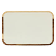 Vassoio Rettangolare, Libeccio - Legno smaltato, 30,5x20,3x1,9 cm