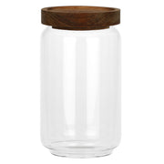 Barattolo, Libeccio - vetro borosilicato, acacia con guarnizione in silicone, 700 ml