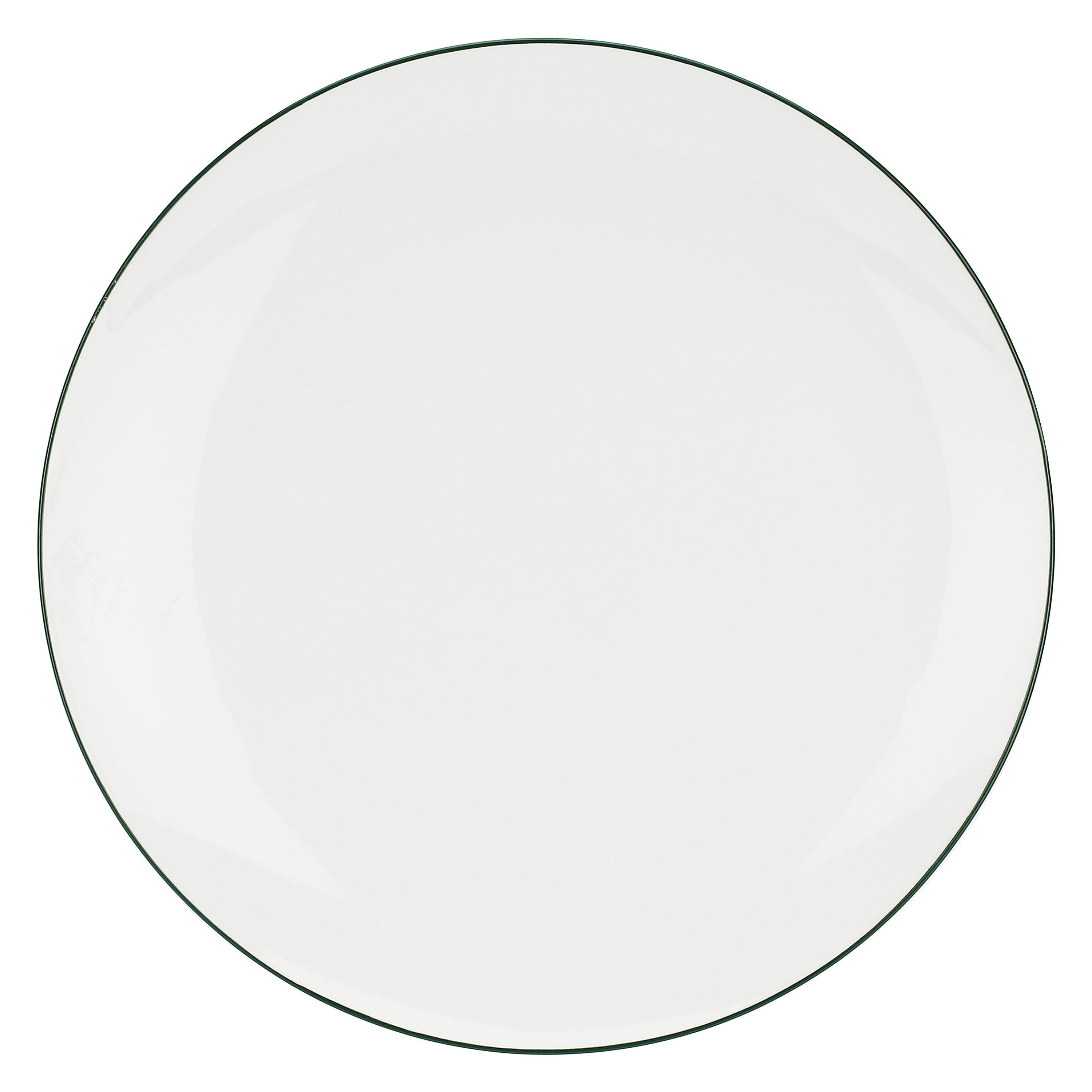 Set da 6, Piatto Piano, Dintorno - Porcellana, Ø 27 cm