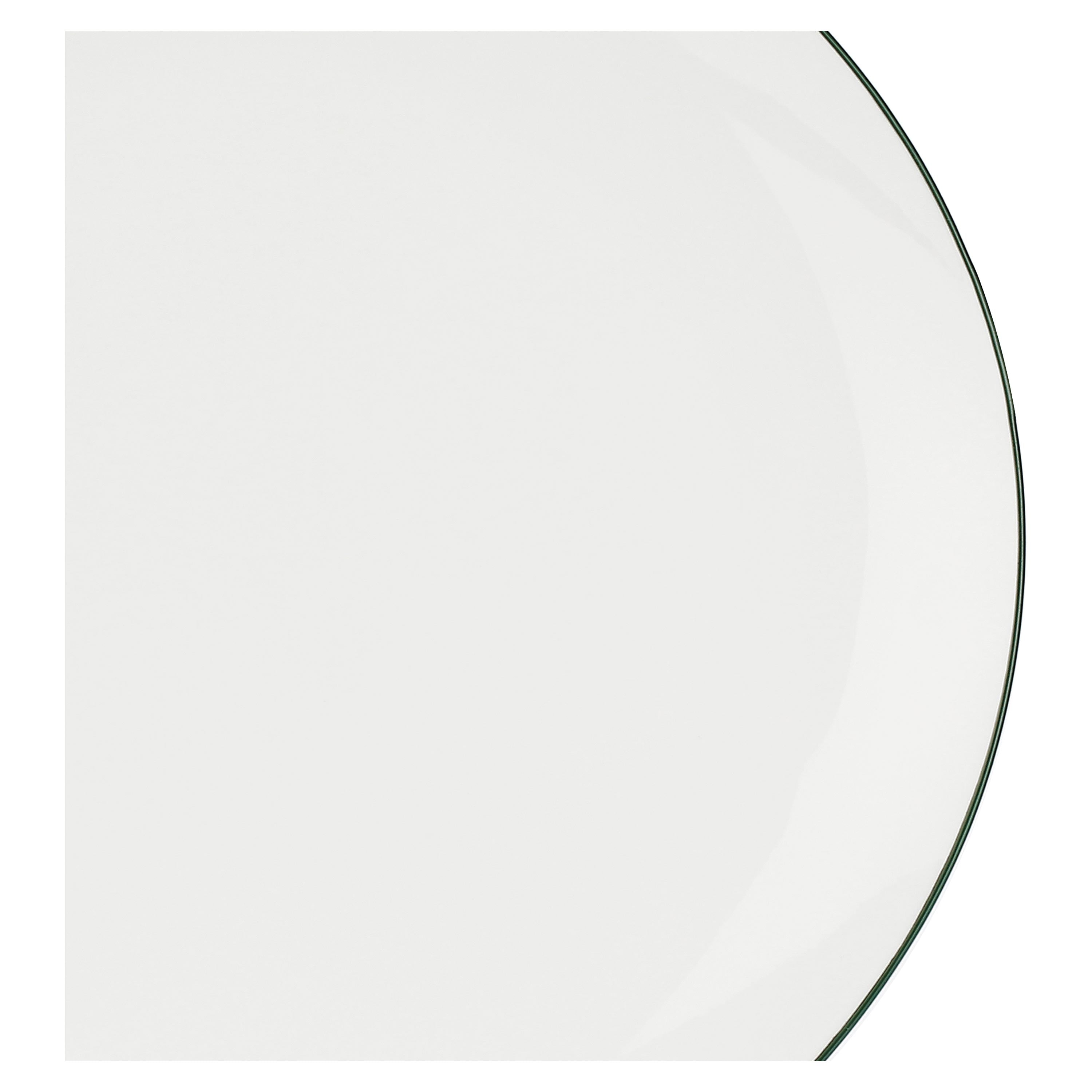 Set da 6, Piatto Piano, Dintorno - Porcellana, Ø 27 cm