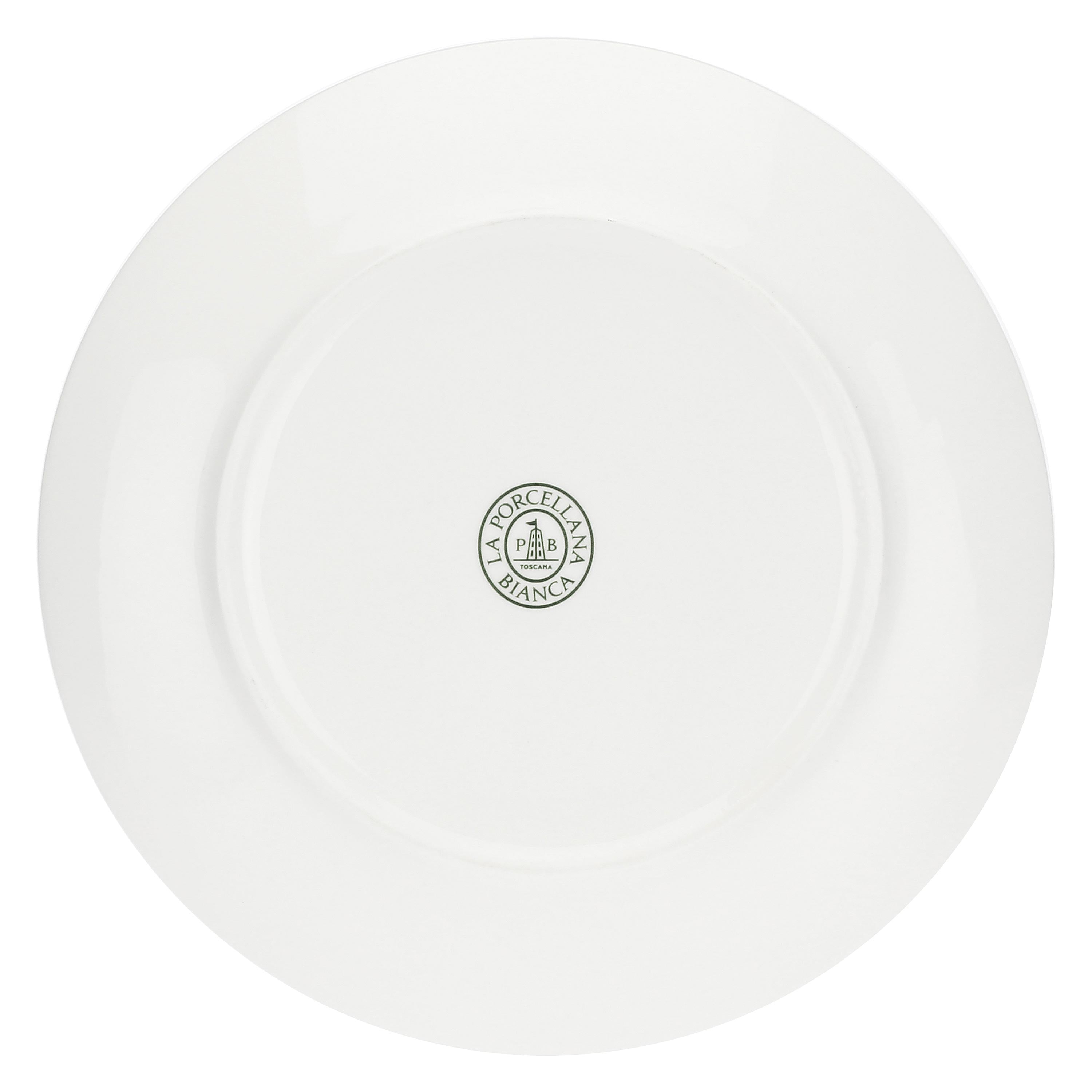 Set da 6, Piatto Frutta, Dintorno - Porcellana, Ø 20 cm
