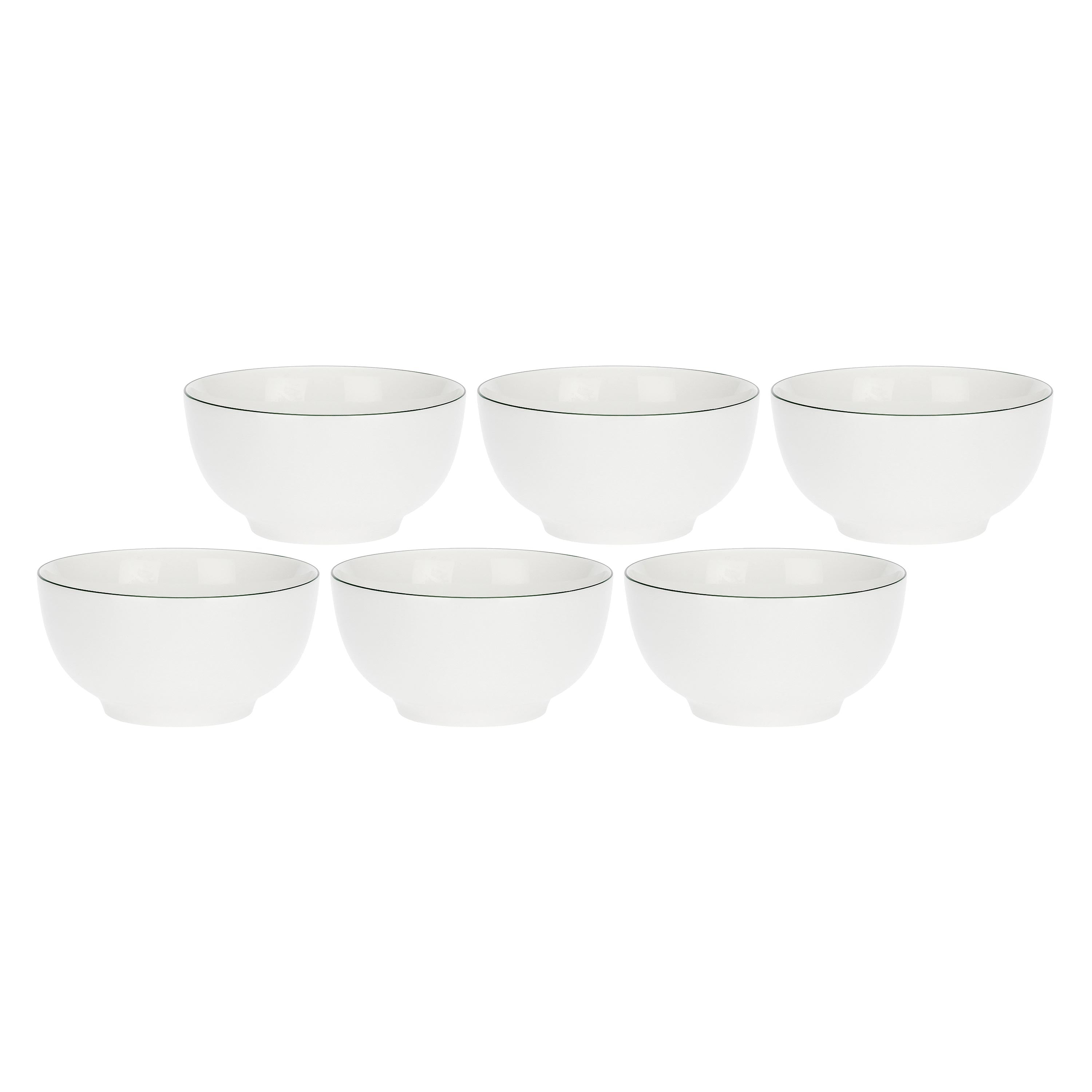 Set da 6, Ciotola MeØ, Dintorno - Porcellana, Ø 13 cm