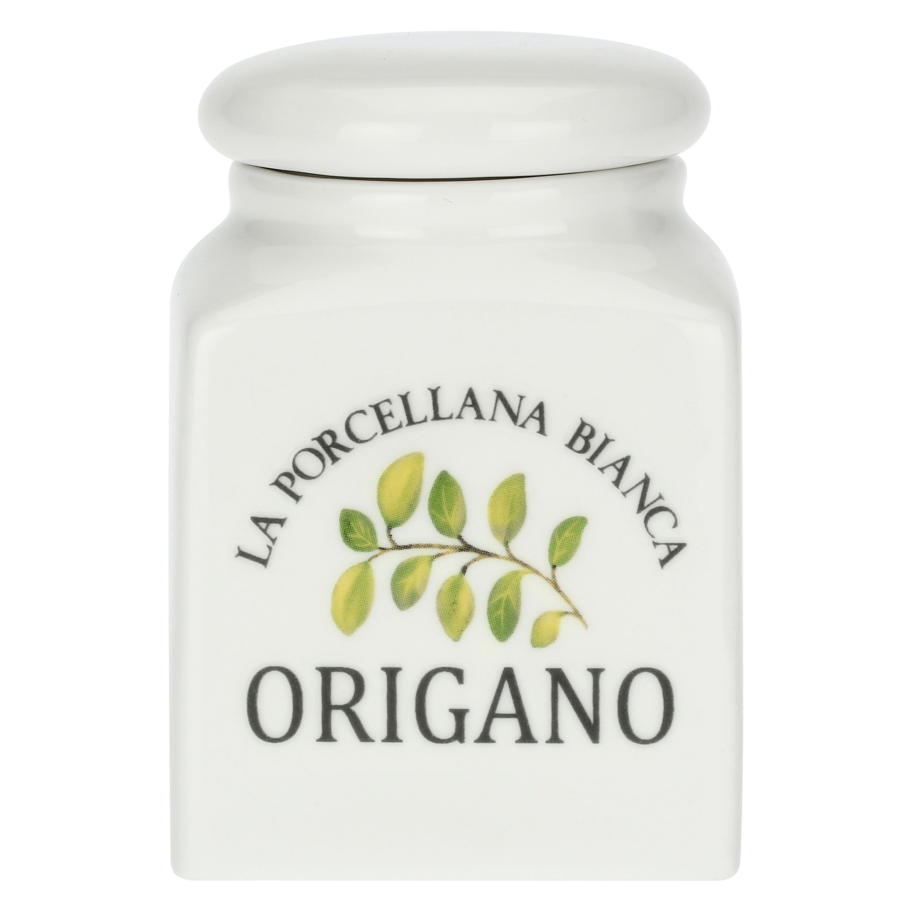 Barattolo Origano, Conserva - Porcellana, 0,175 L