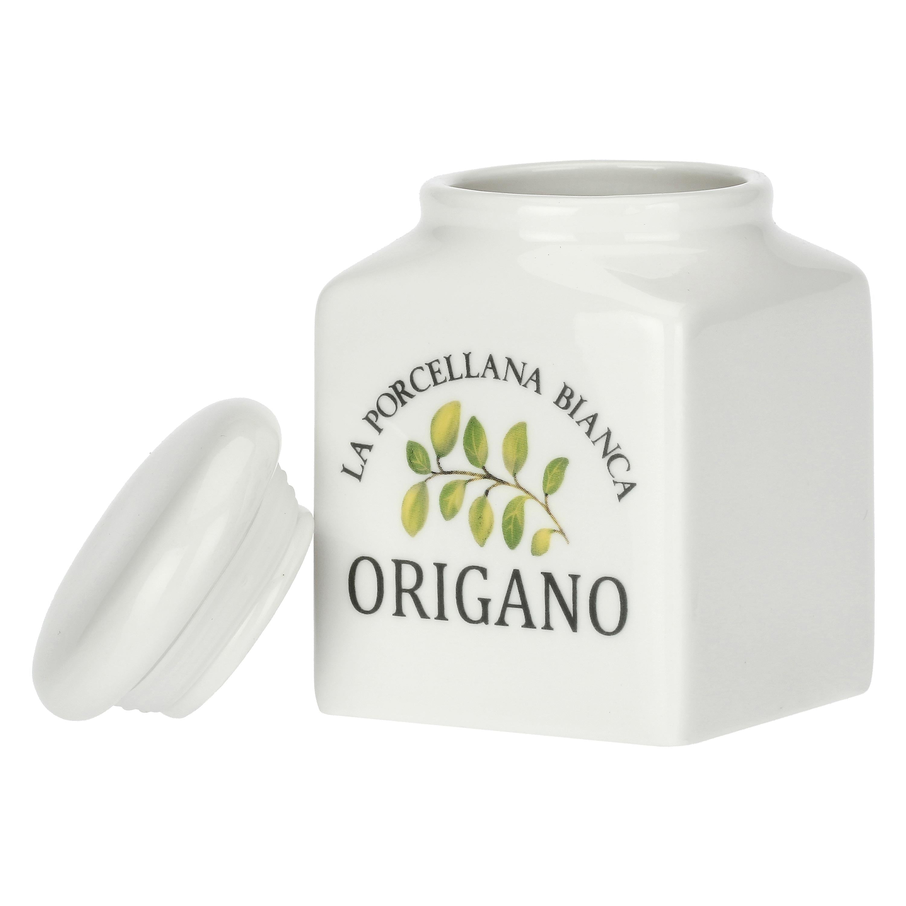 Barattolo Origano, Conserva - Porcellana, 0,175 L