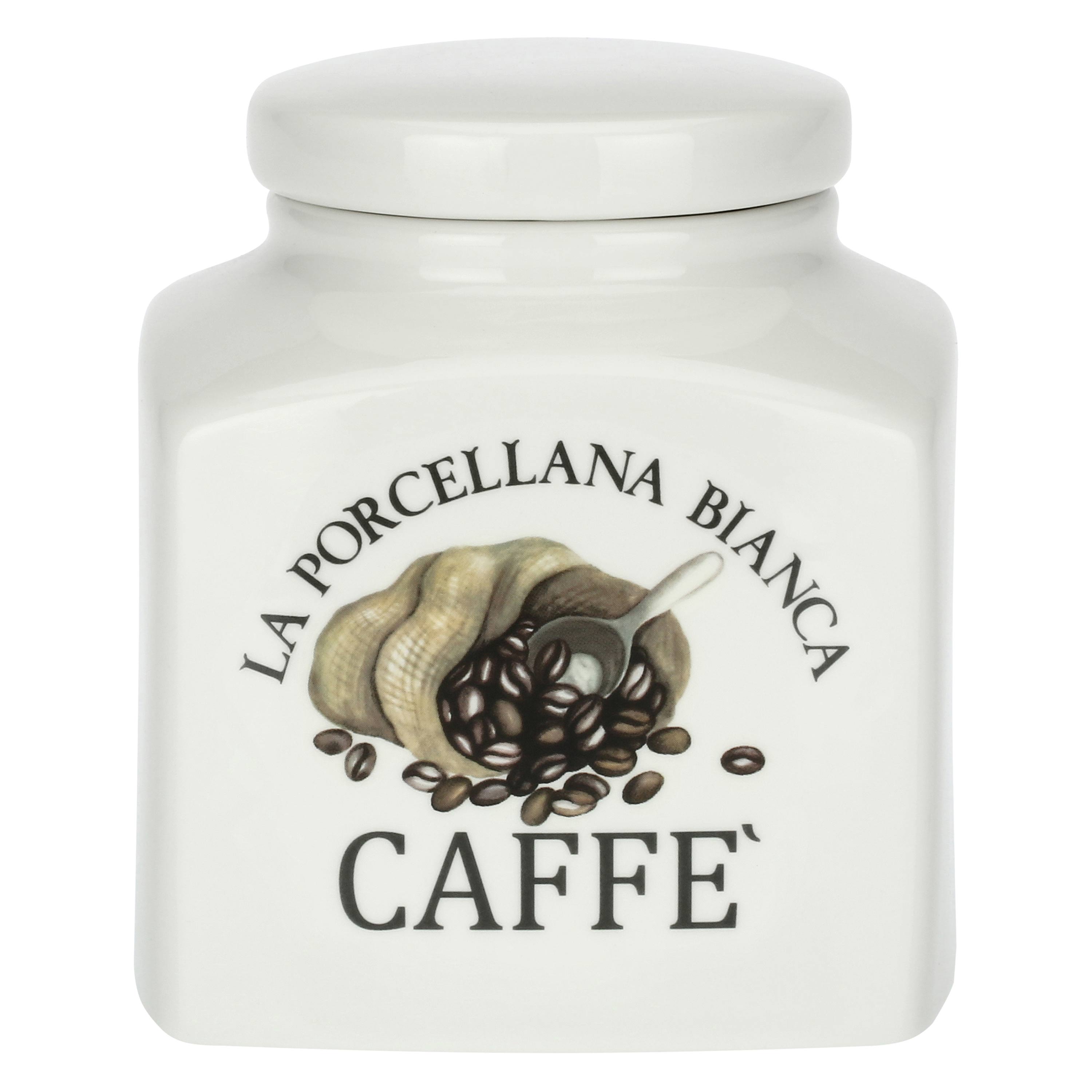 Barattolo Caffe', Conserva - Porcellana, 1,1 L
