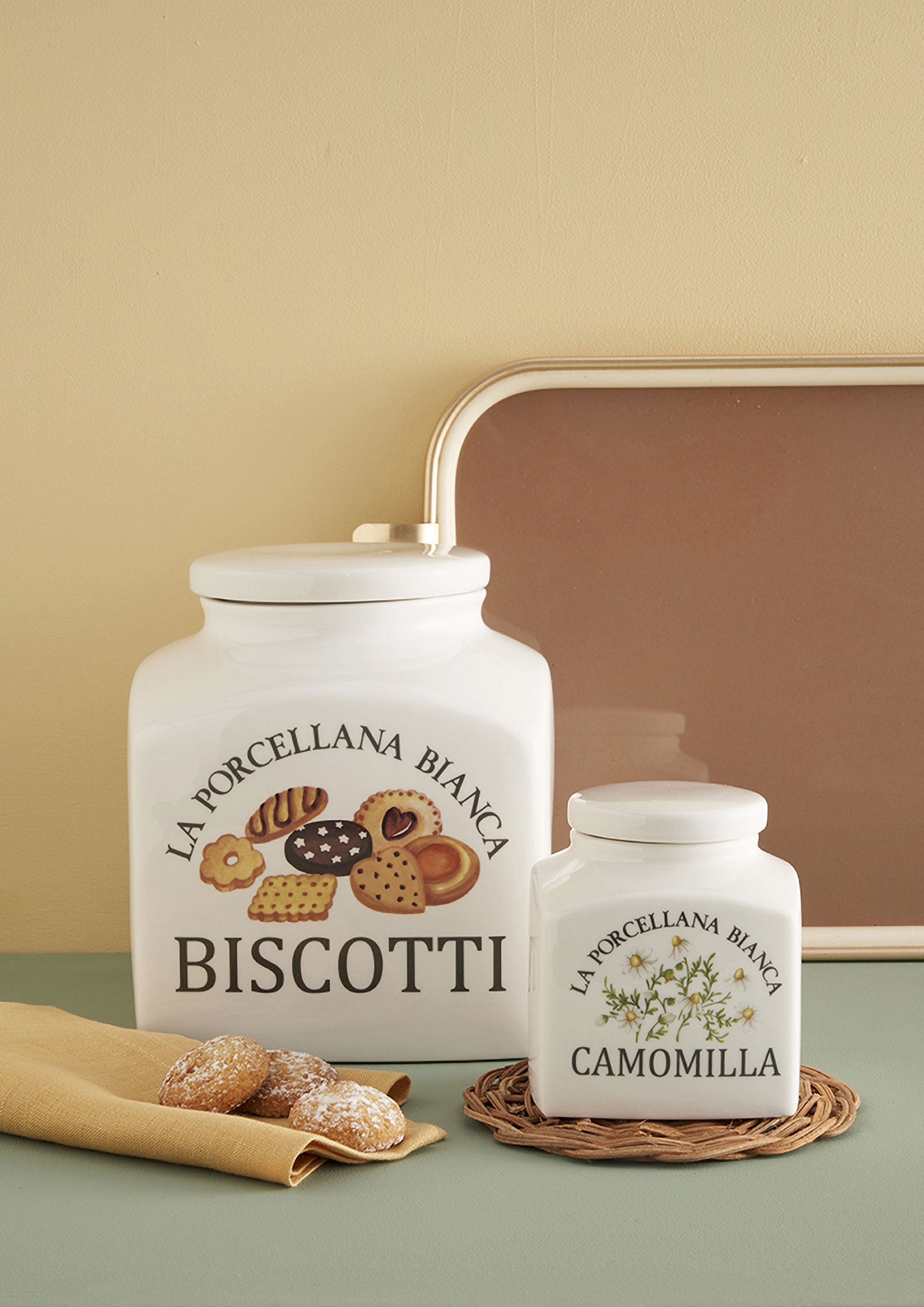 Barattolo Camomilla, Conserva - Porcellana, 0,5 L