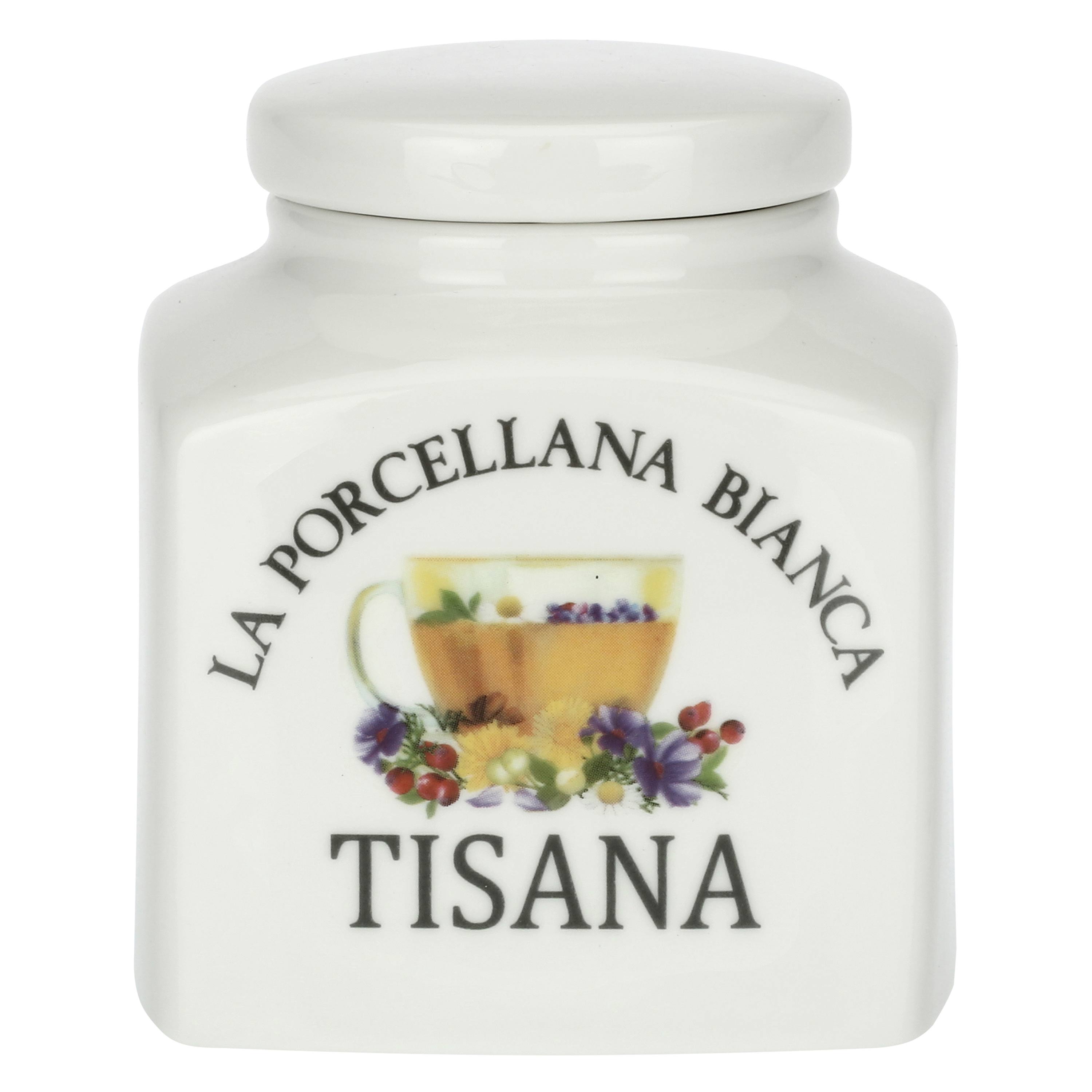 Barattolo Tisana, Conserva - Porcellana, 0,5 L