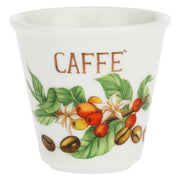 Set da 6, Bicchierino Caffè, Liquorelli - Porcellana, 75 cc