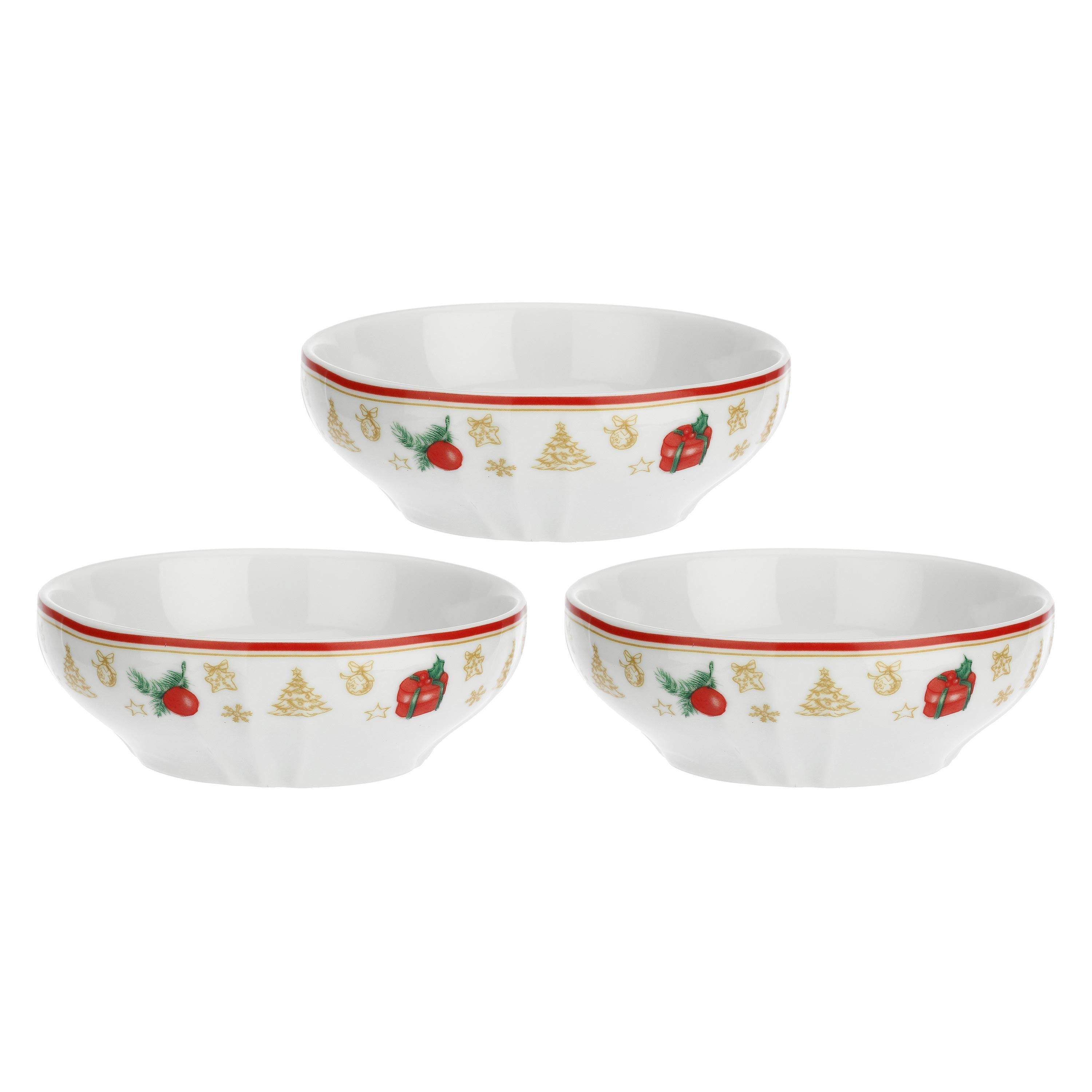Set da 3, Coppetta, Christmas Edition - Porcellana, Ø 13 cm