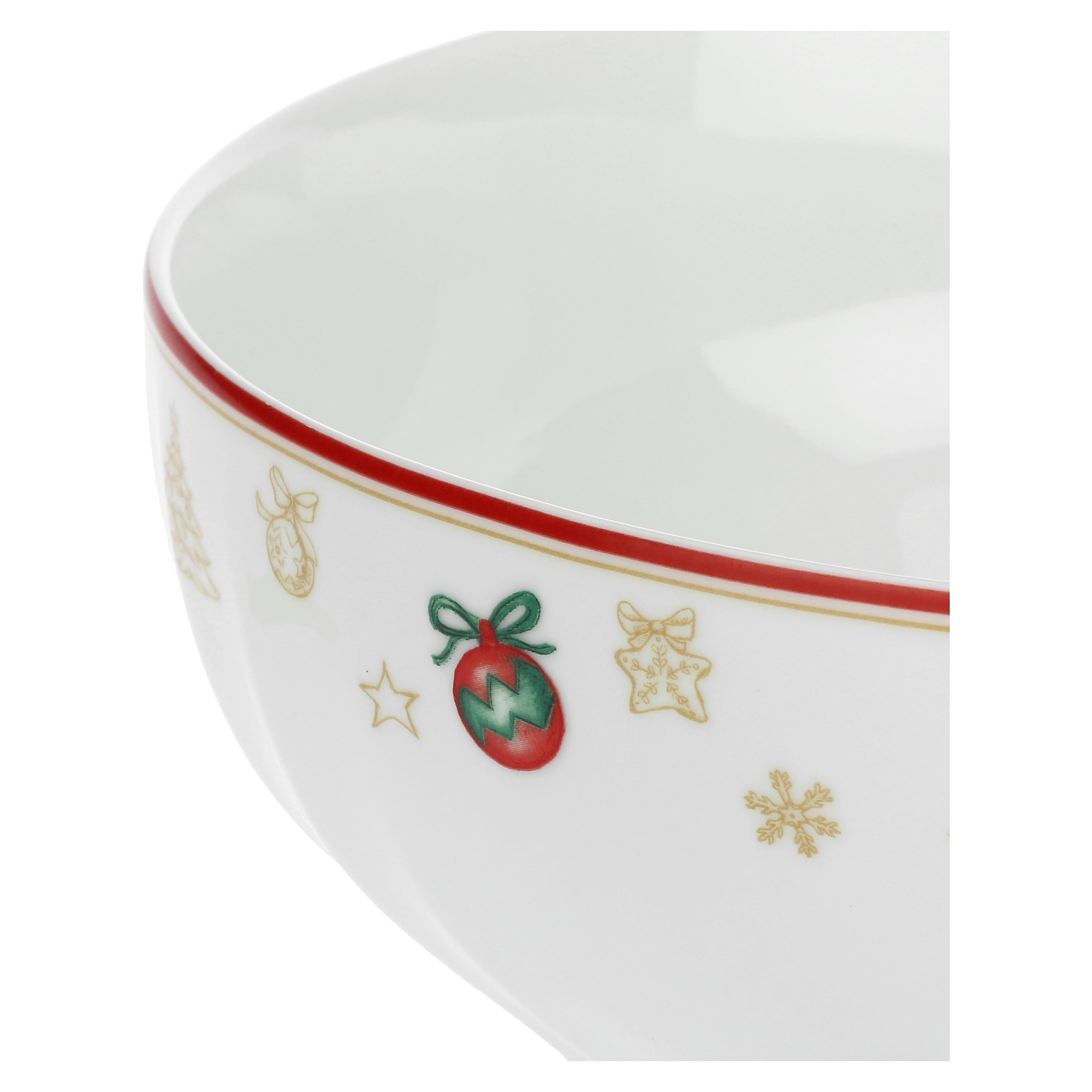 Insalatiera, Christmas Edition - Porcellana, Ø23 cm