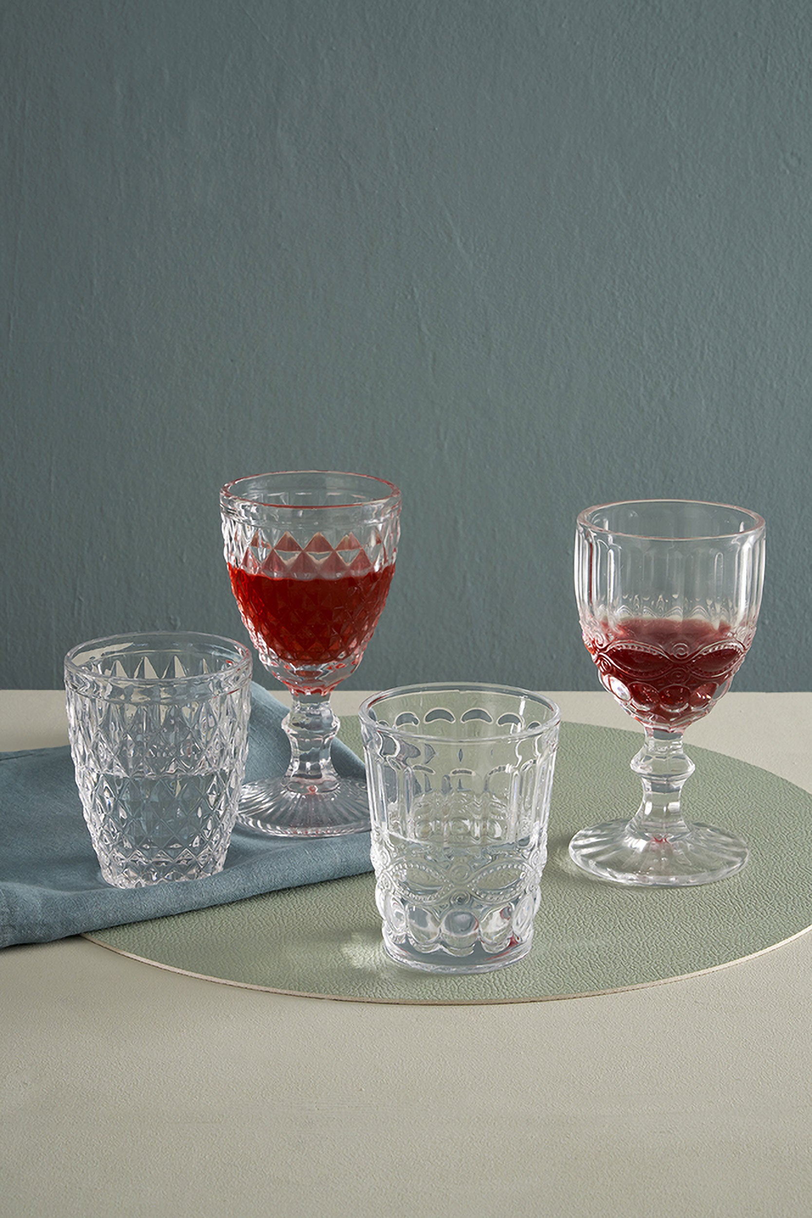 Set da 6, Bicchieri, Barberino - Porcellana, Ø8xh10 cm