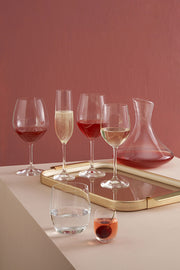 Set da 6, Rosso, Novello - Porcellana, h 23 cm - 425 ml