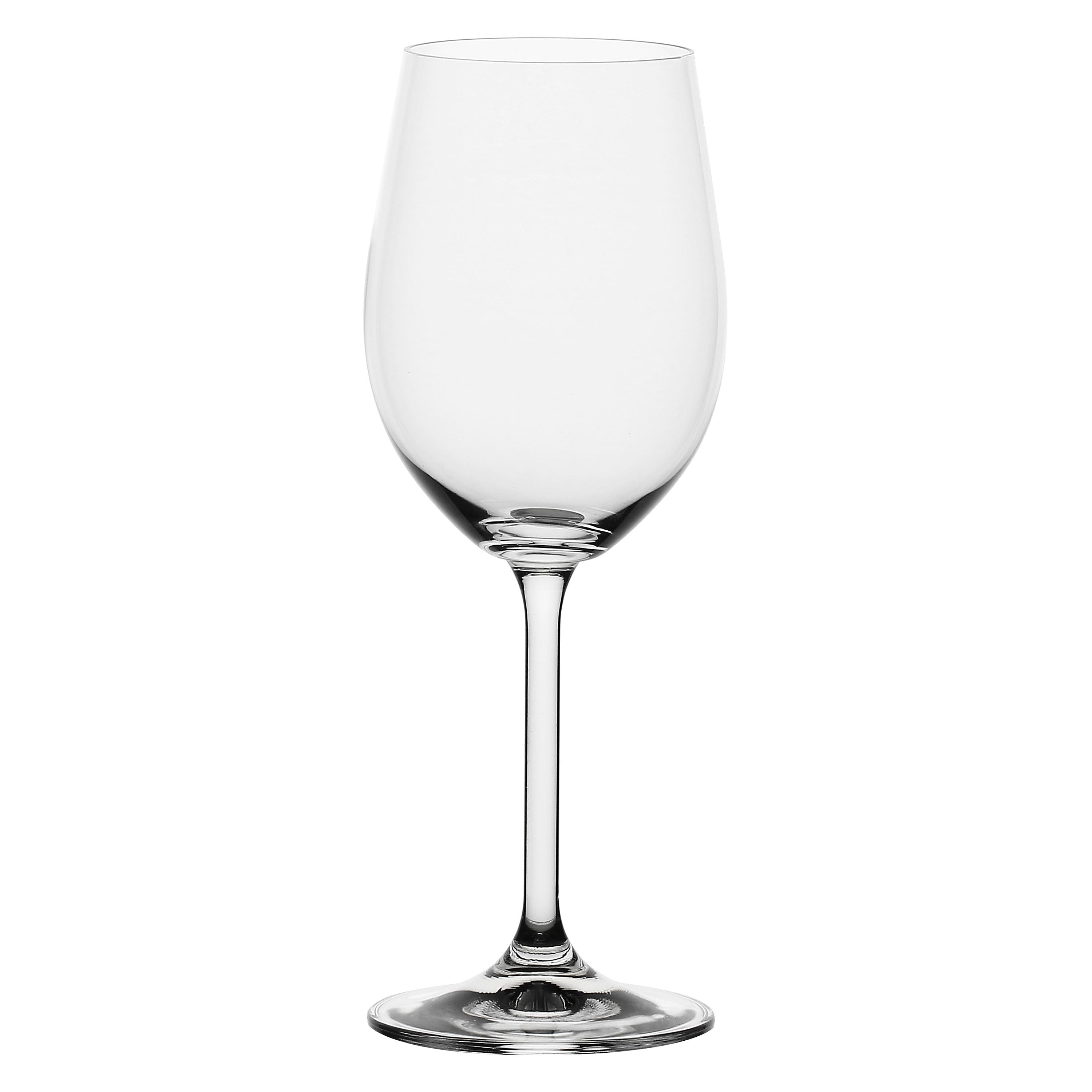Set da 6, Calice Bianco, Novello - Porcellana, h 21 cm - 340 ml