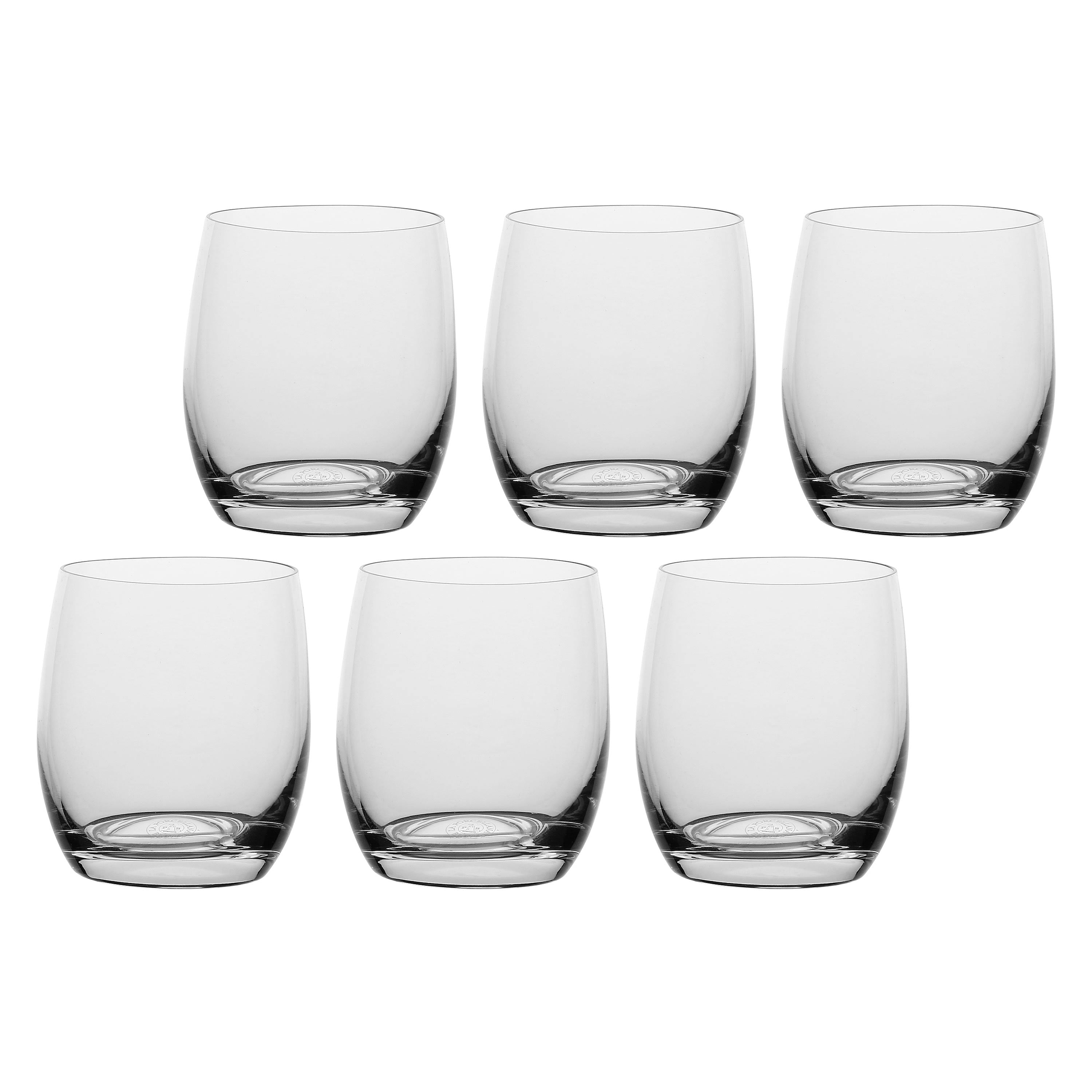 Set da 6, Calice Acqua, Novello - Porcellana, h 9 cm - 330 ml
