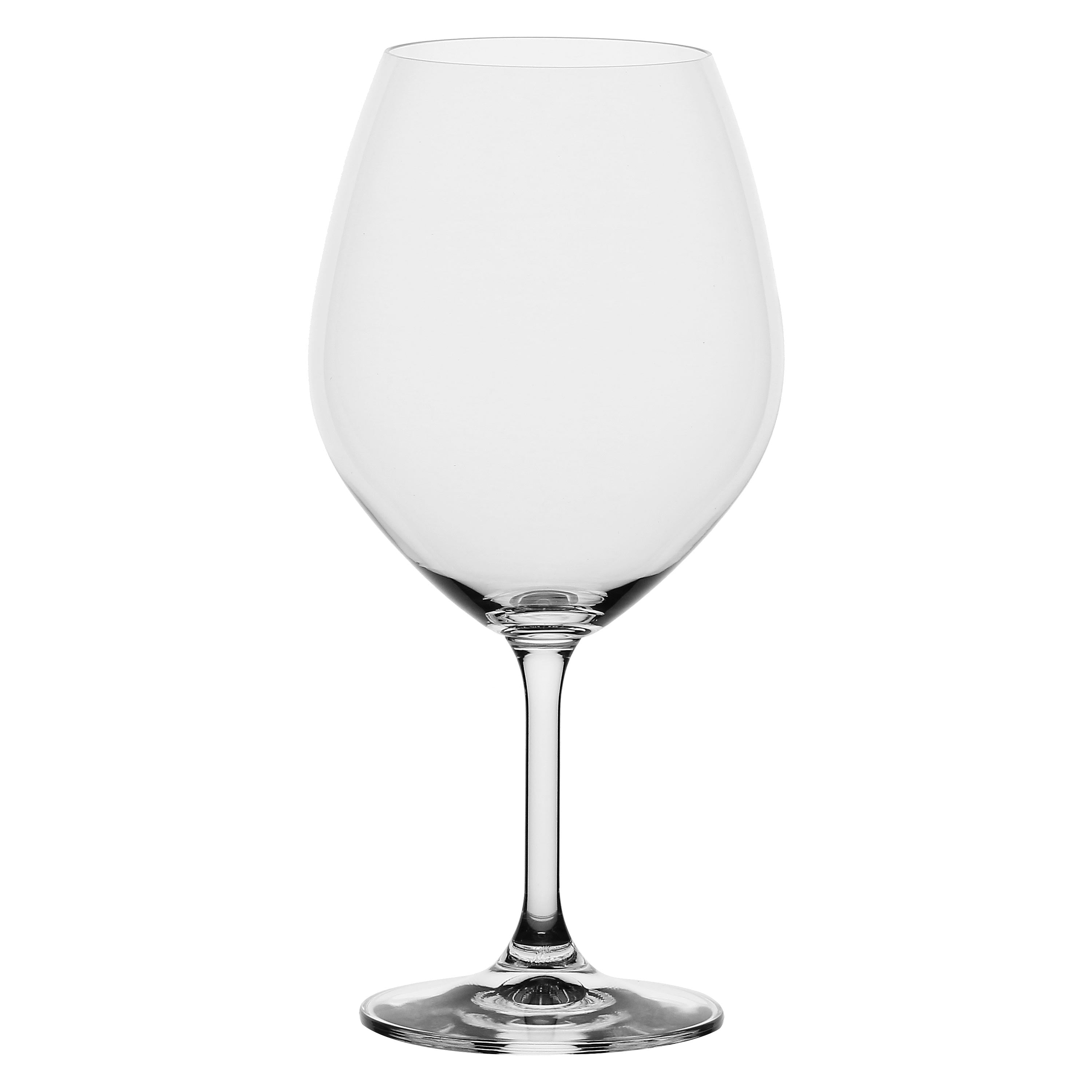 Set da 6, Calice Burgundy, Novello - Porcellana, h 22 cm 710 ml