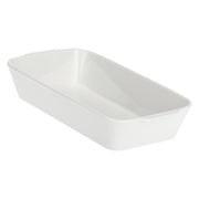 Set da 2, Teglia Rettangolare Stondata, Anghiari - Porcellana, 26x15 cm