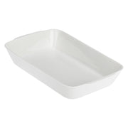 Set da 2, Teglia Rettangolare Stondata, Anghiari - Porcellana, 39x25 cm