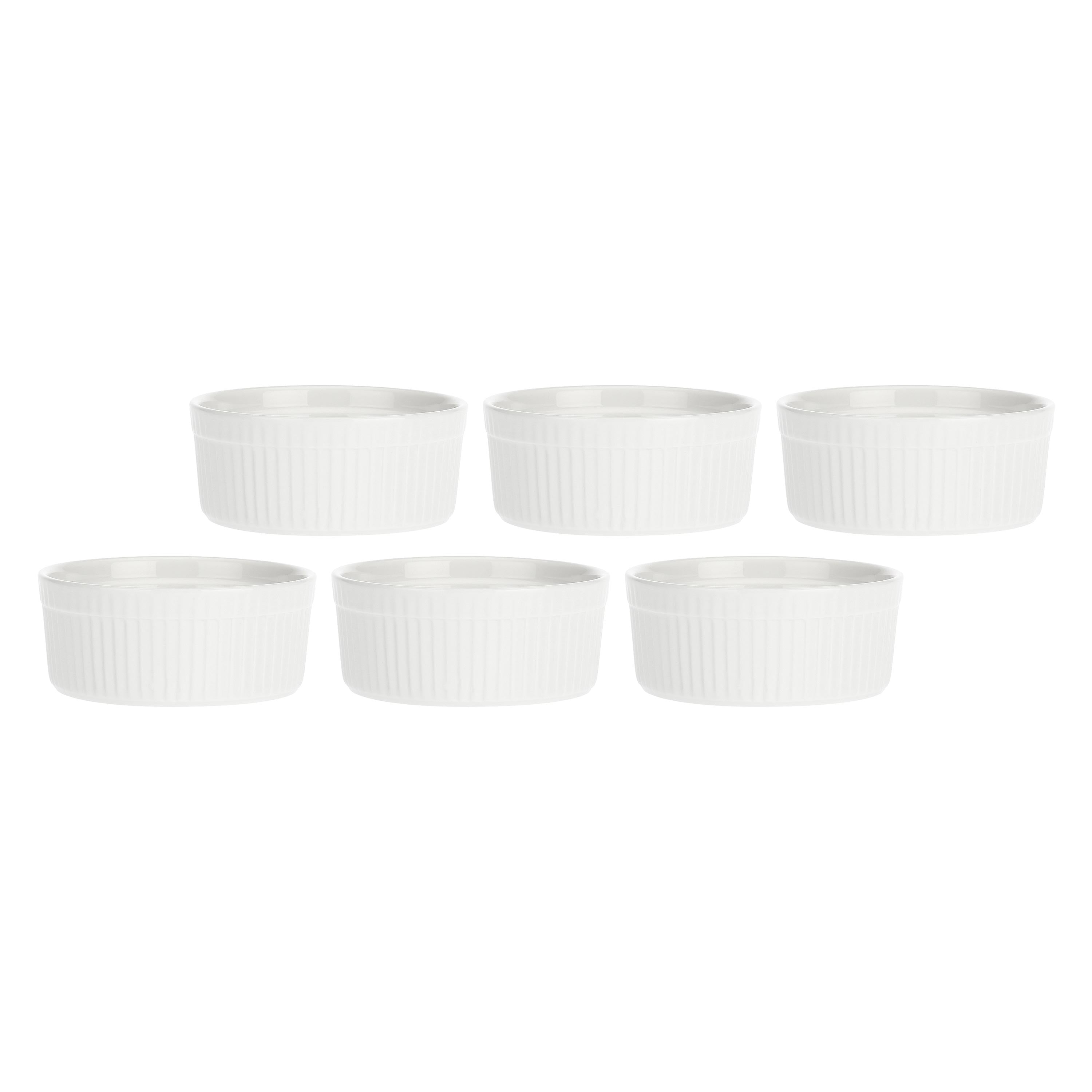 Set da 6, Ramequin, Arezzo - Porcellana, Ø11,5 cm