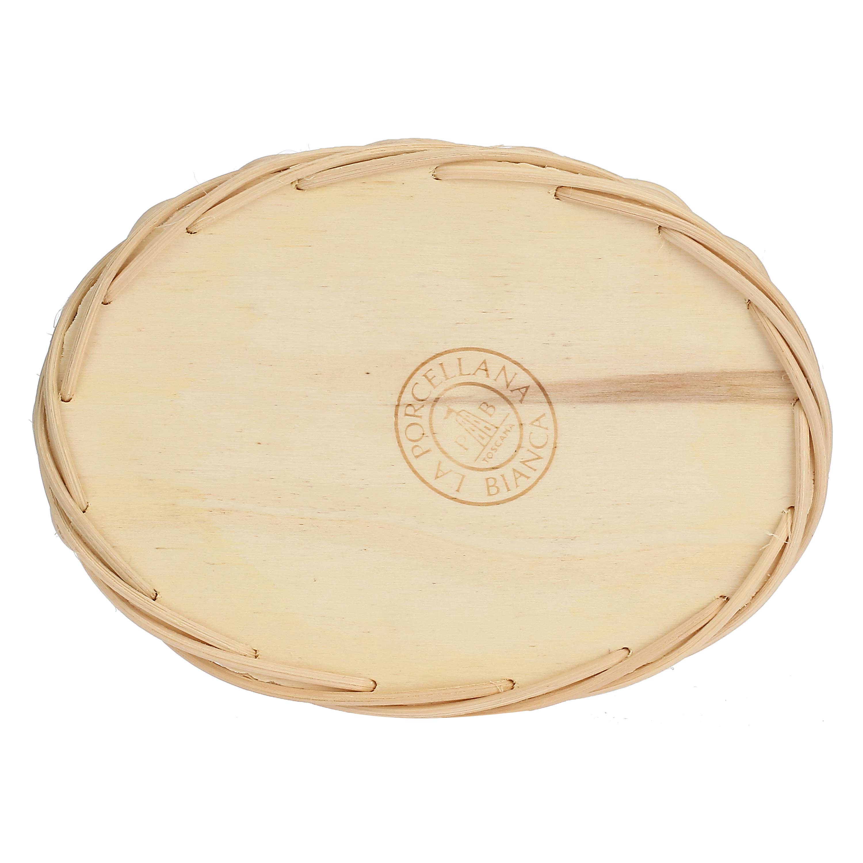 Cass Lepre/Anatra, Midollino - Midollino, 16x11 cm