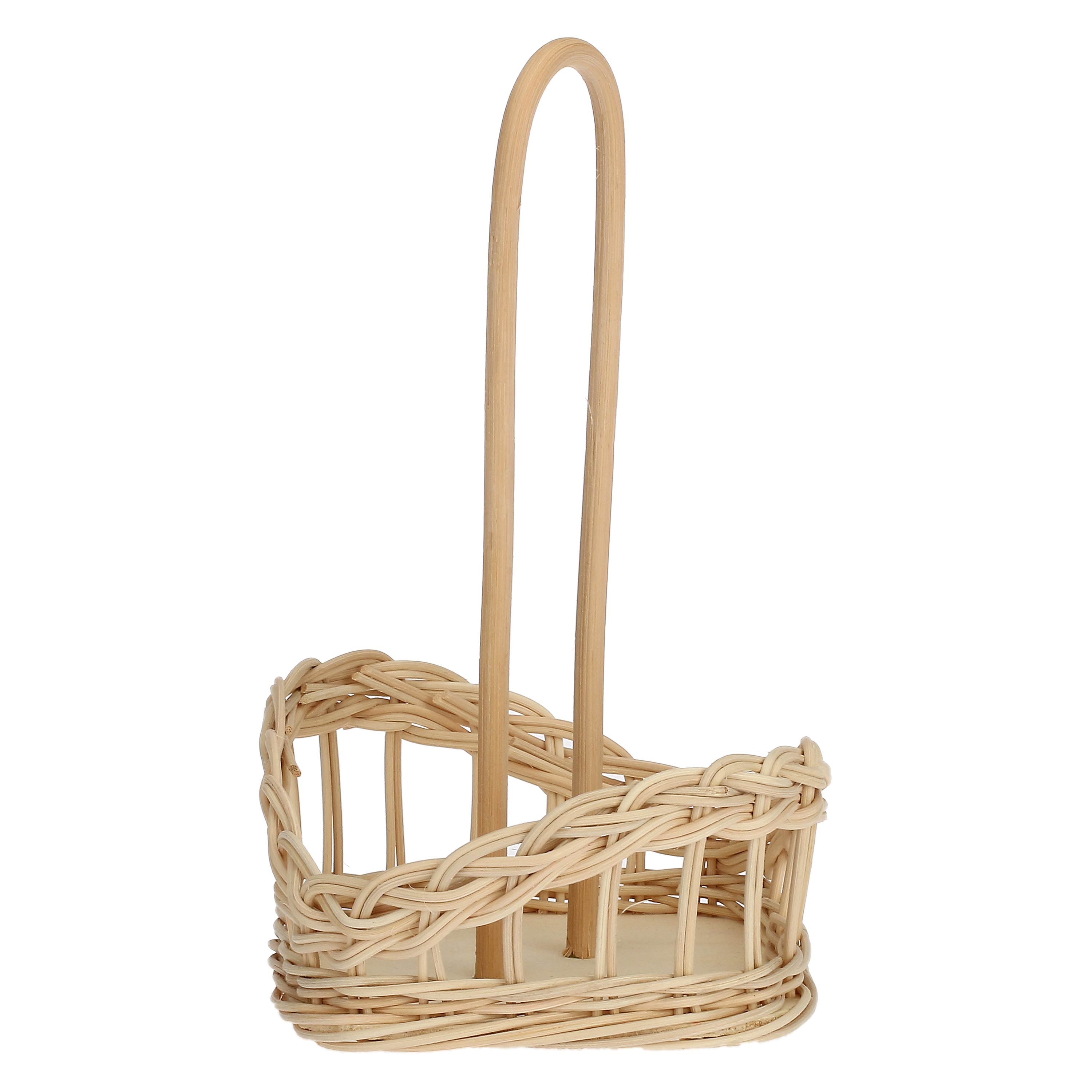 Midollino Per Set Olio/Acetosale/Pepe - Midollino, 15x15xh28 cm