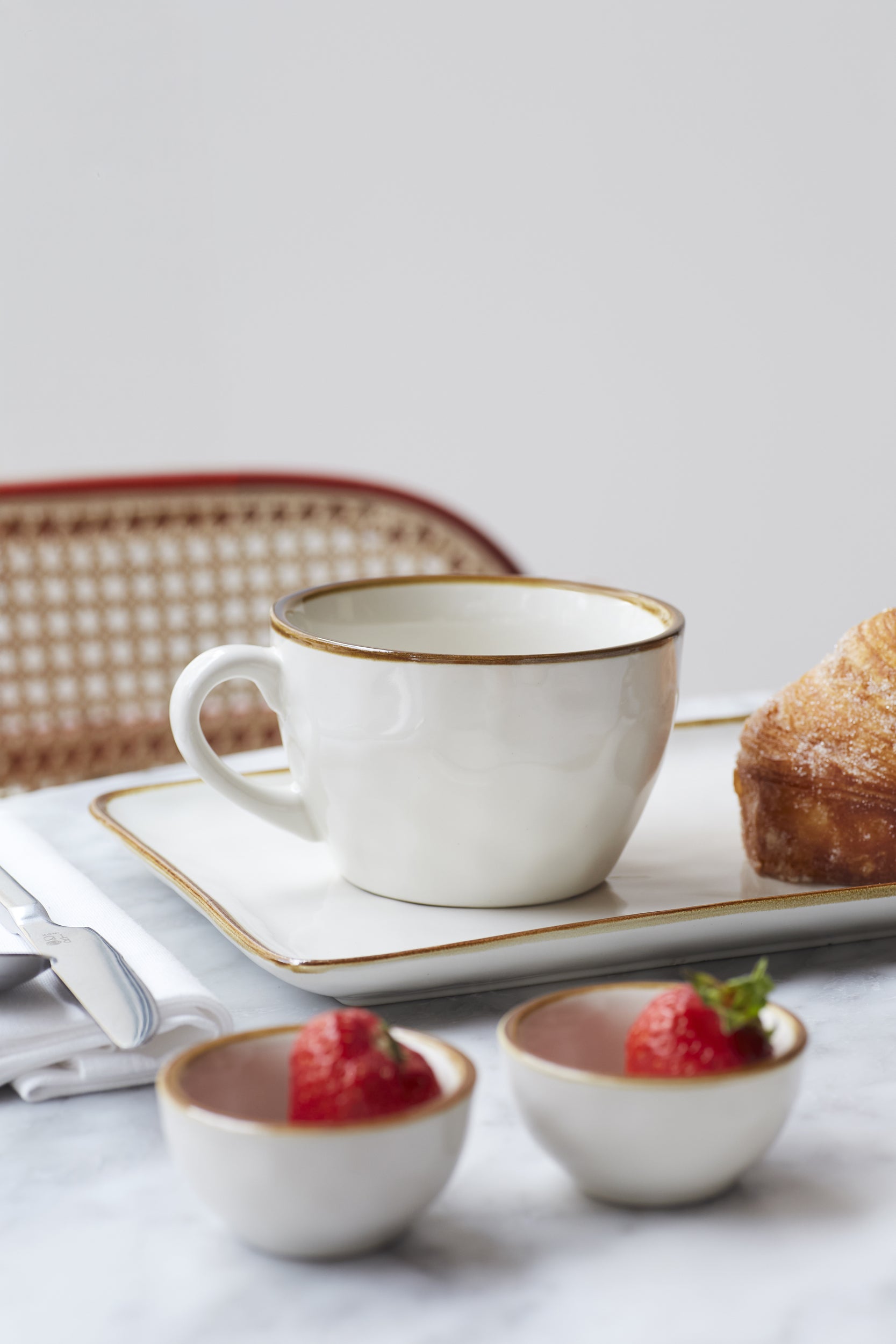 Set da 4, Tazza Colazione, Concerto - Gres, 420 cc