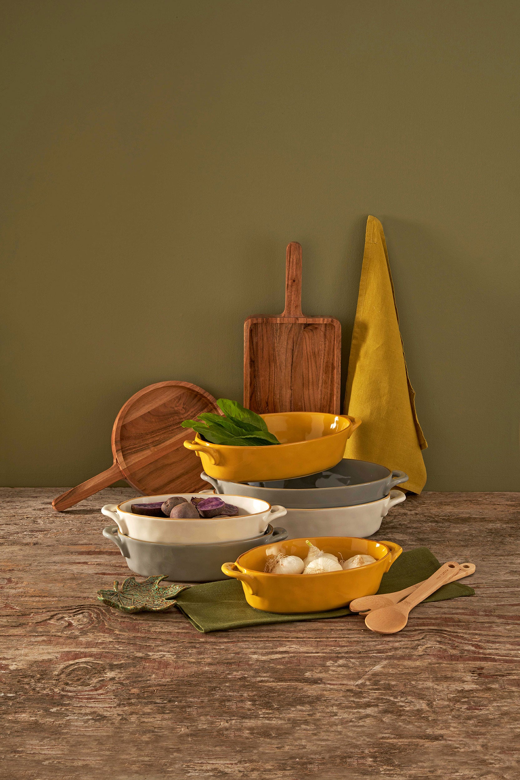 Teglia Ovale, Concerto - Gres, 31x17,3x7 cm