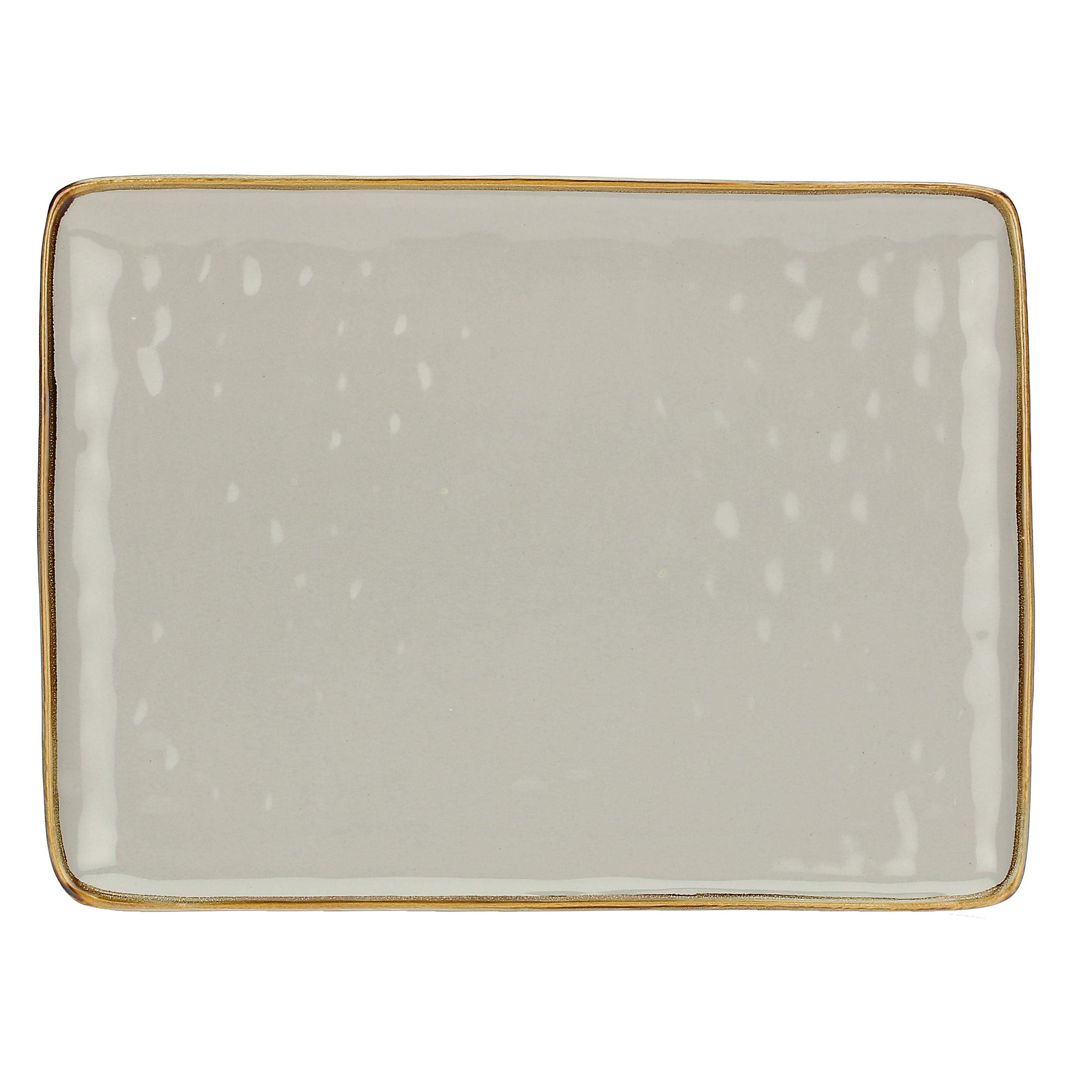 Grigio Perla Vass Rettangolare, Concerto - Gres, 36x26,6 cm