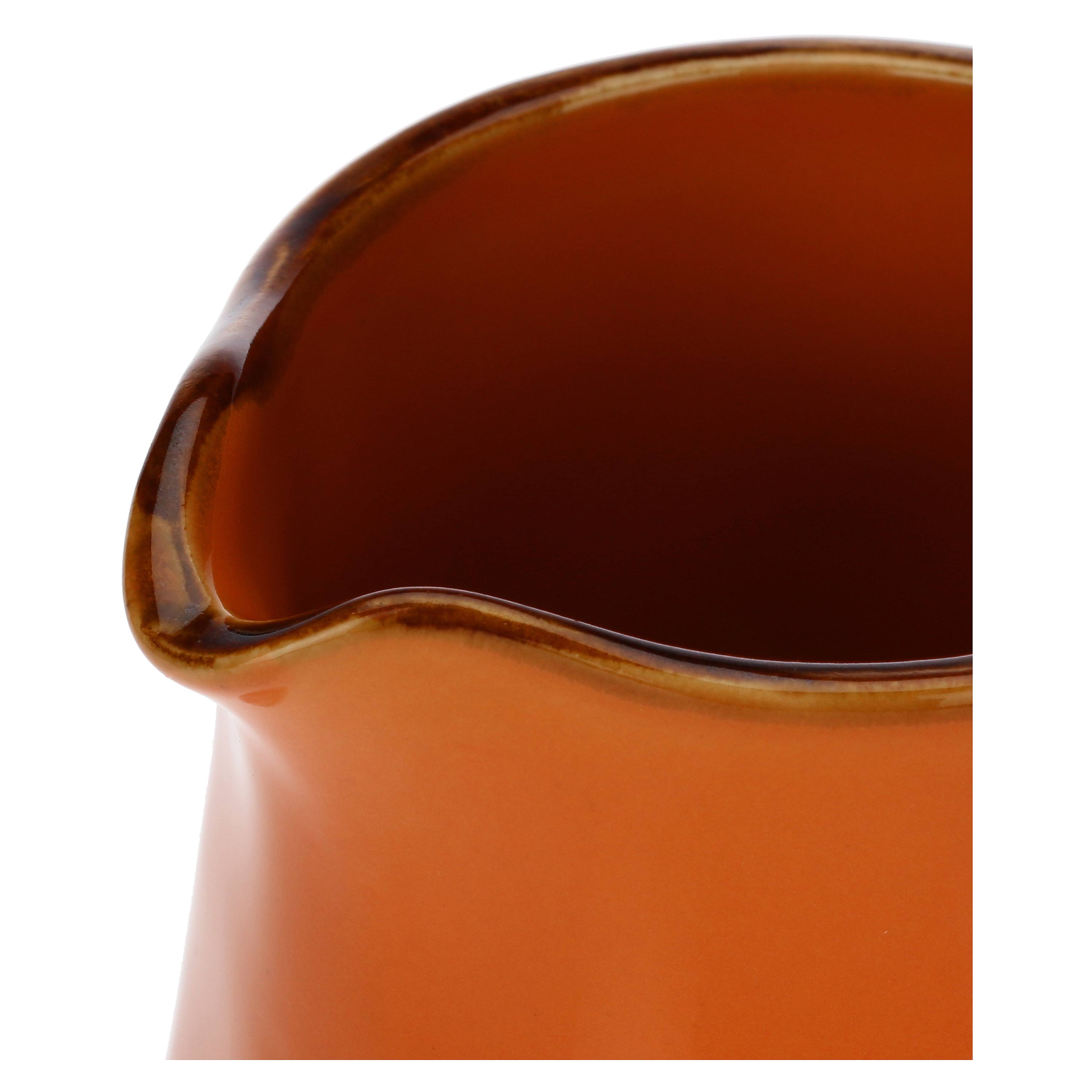 Arancione Brocca, Concerto - Gres, 0,6 cc; 12xh15,5 cm