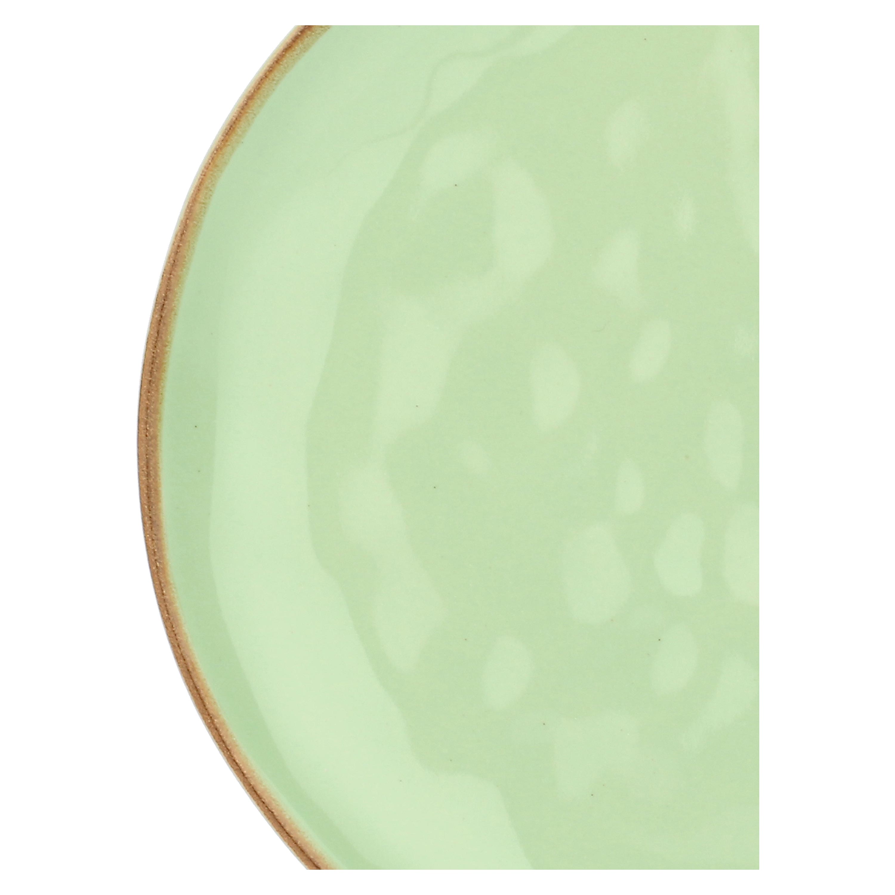 Set da 4, Te' Verde Piatto Frutta, Concerto - Gres, Ø 20 cm