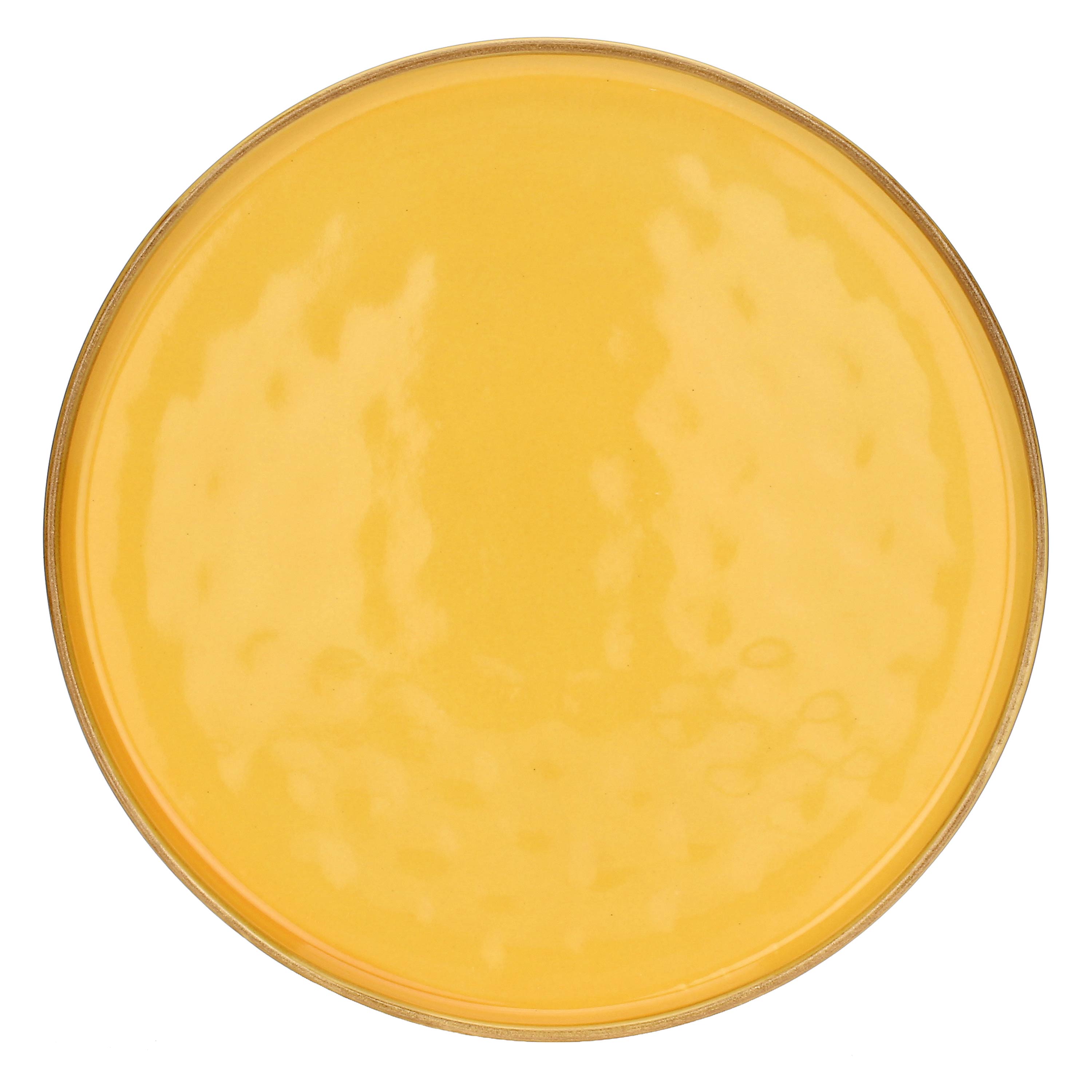 Set da 4, Ocra Piatto Teso, Concerto Glam - Gres, Ø 27 cm
