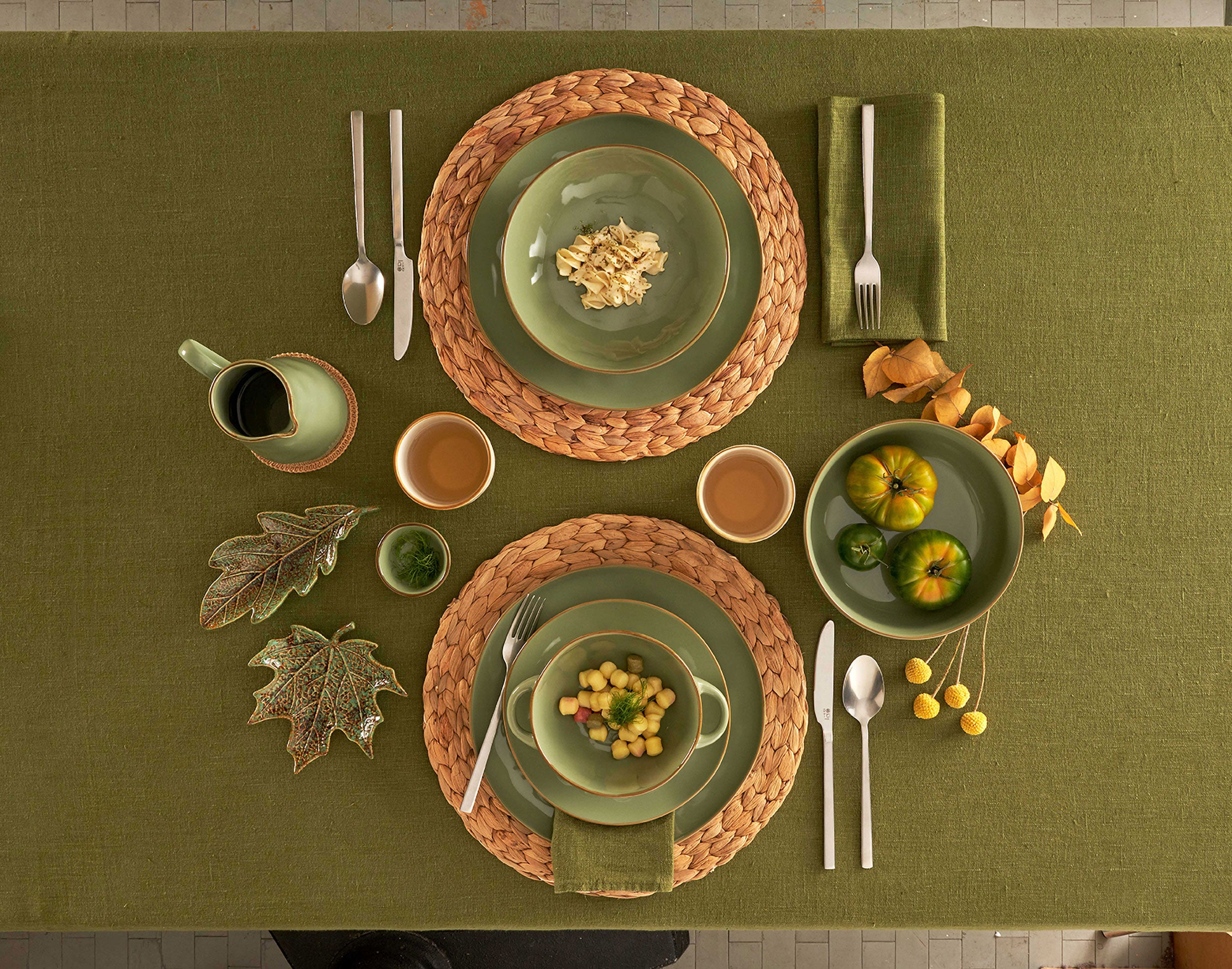 Set da 4, Piatto Fondo, Concerto - Gres, 21 cm