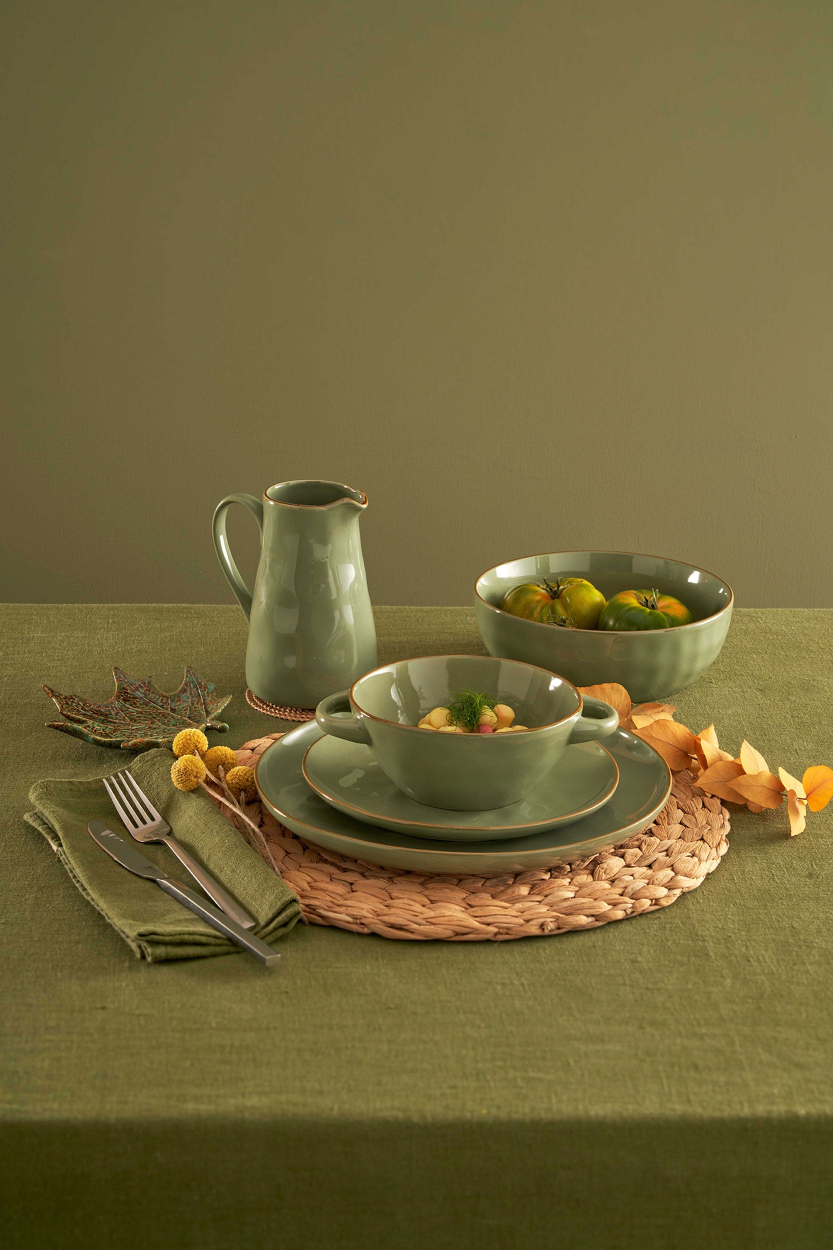 Set da 4, Piatto Frutta, Concerto - Gres, 20 cm