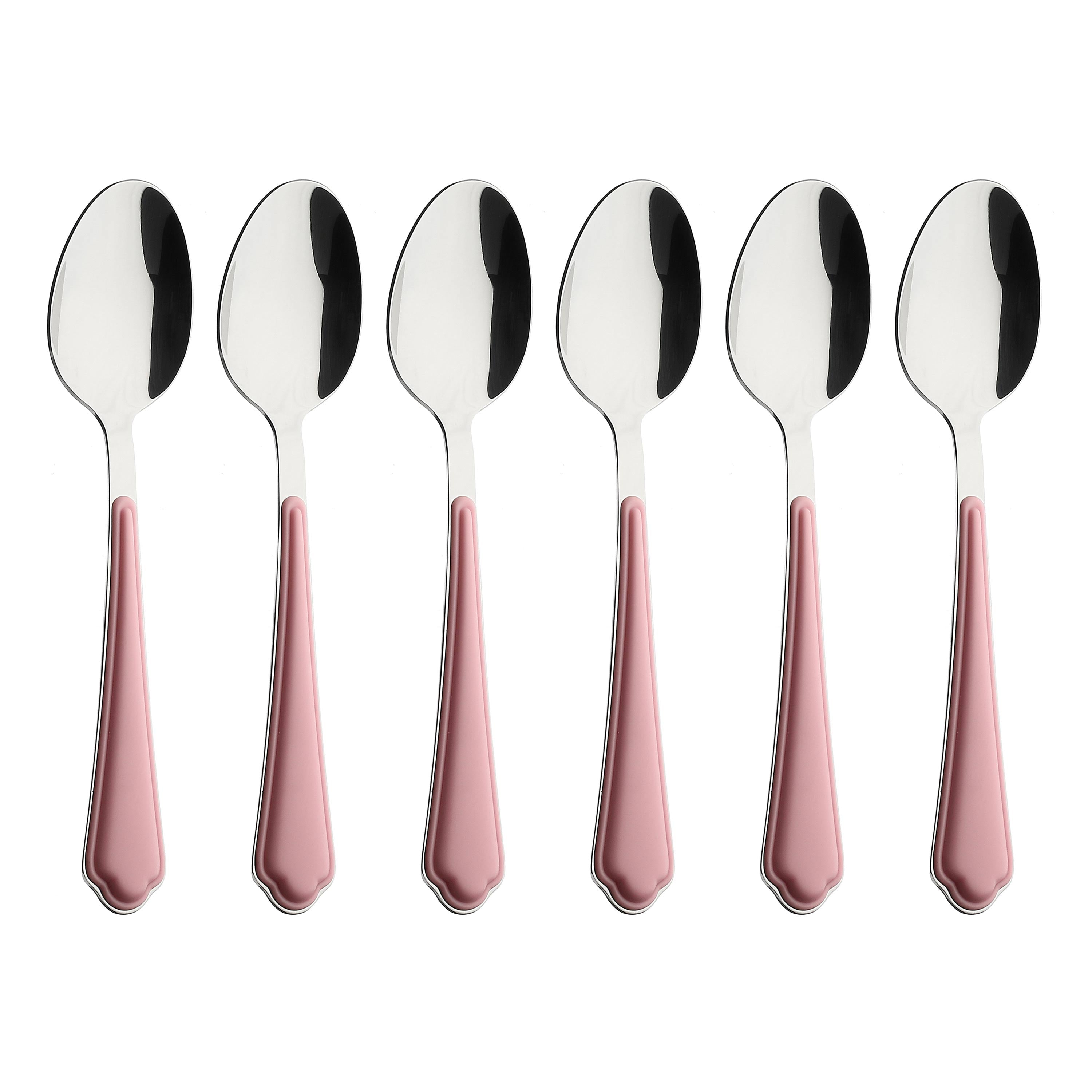 Set of 6, Table Spoon, Portland Pink