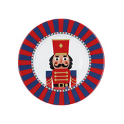 Set of 6, Fruit Plate, The Christmas Band - Porcelain, Ø 21 cm