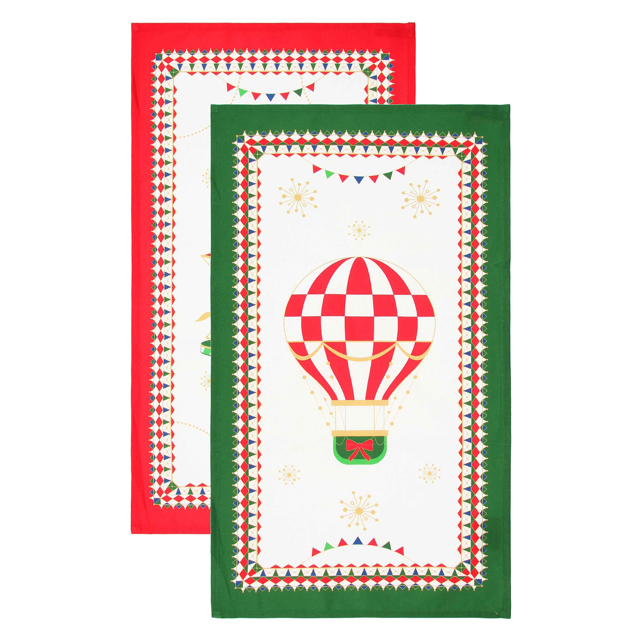 Set Canovaccio, xmas Carousel - Cotone