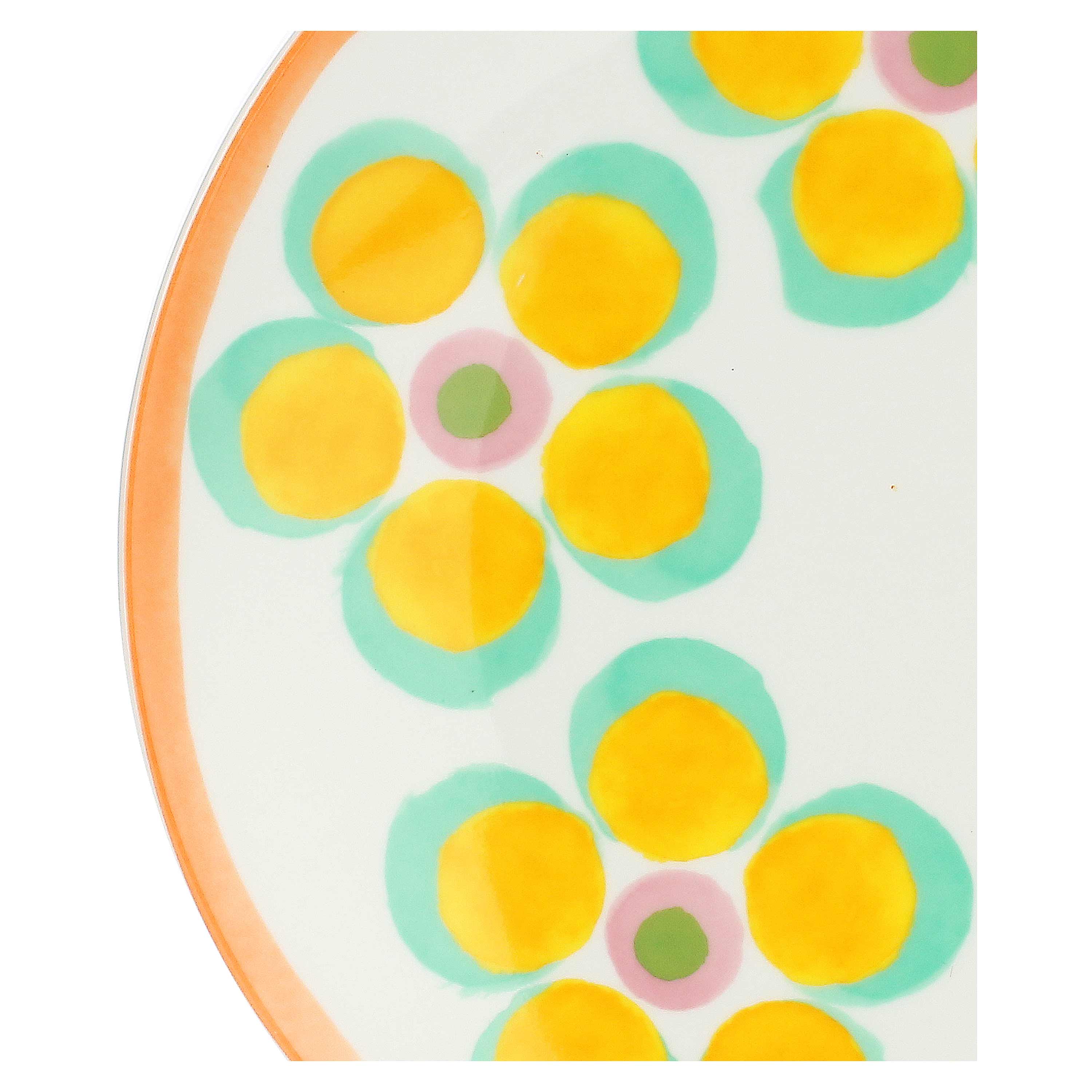 Set da 6, Piatto frutta, Flor De Agua - Porcellana