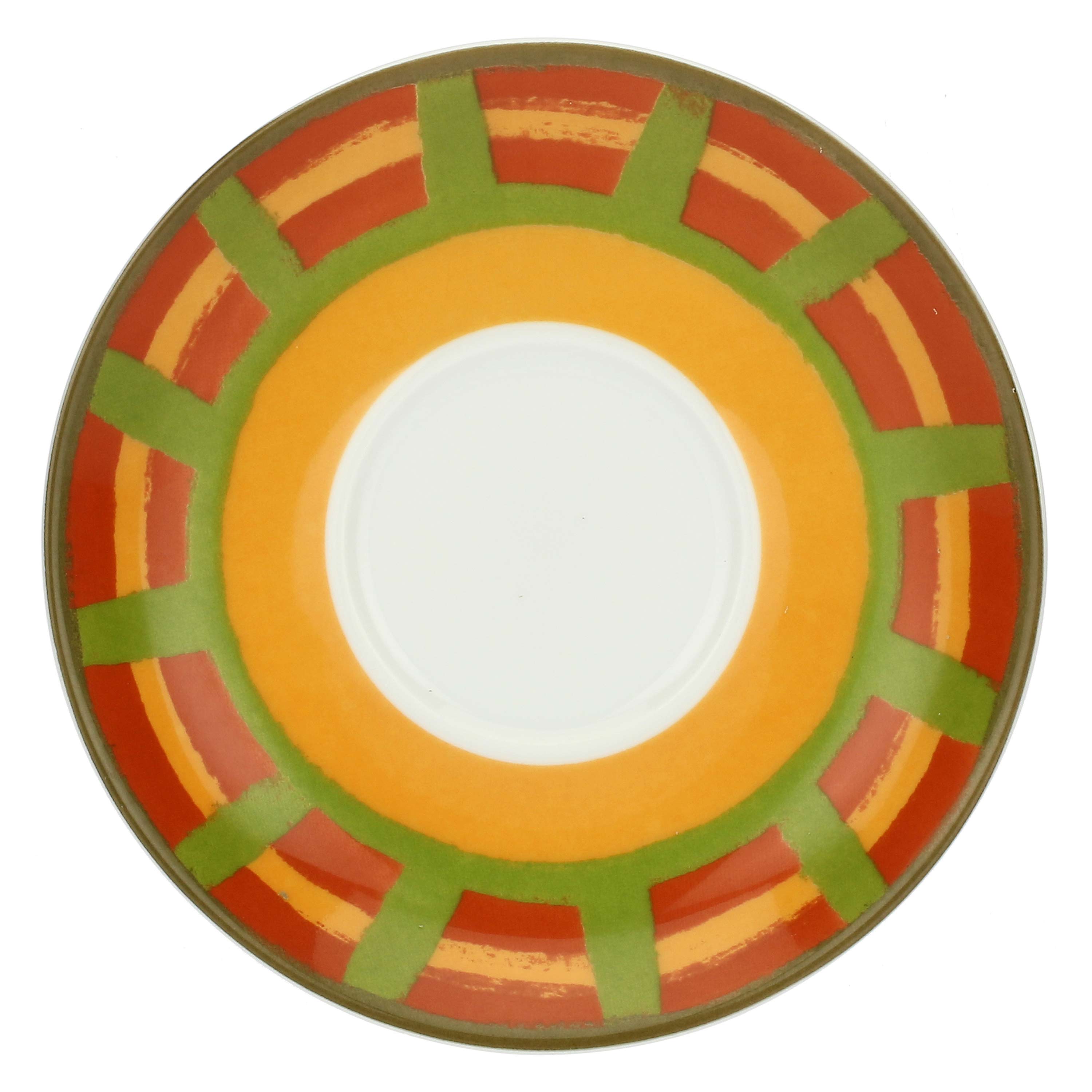 Set da 4, Tazza Colazione con piattino, Cottage - Porcellana, 270 cc